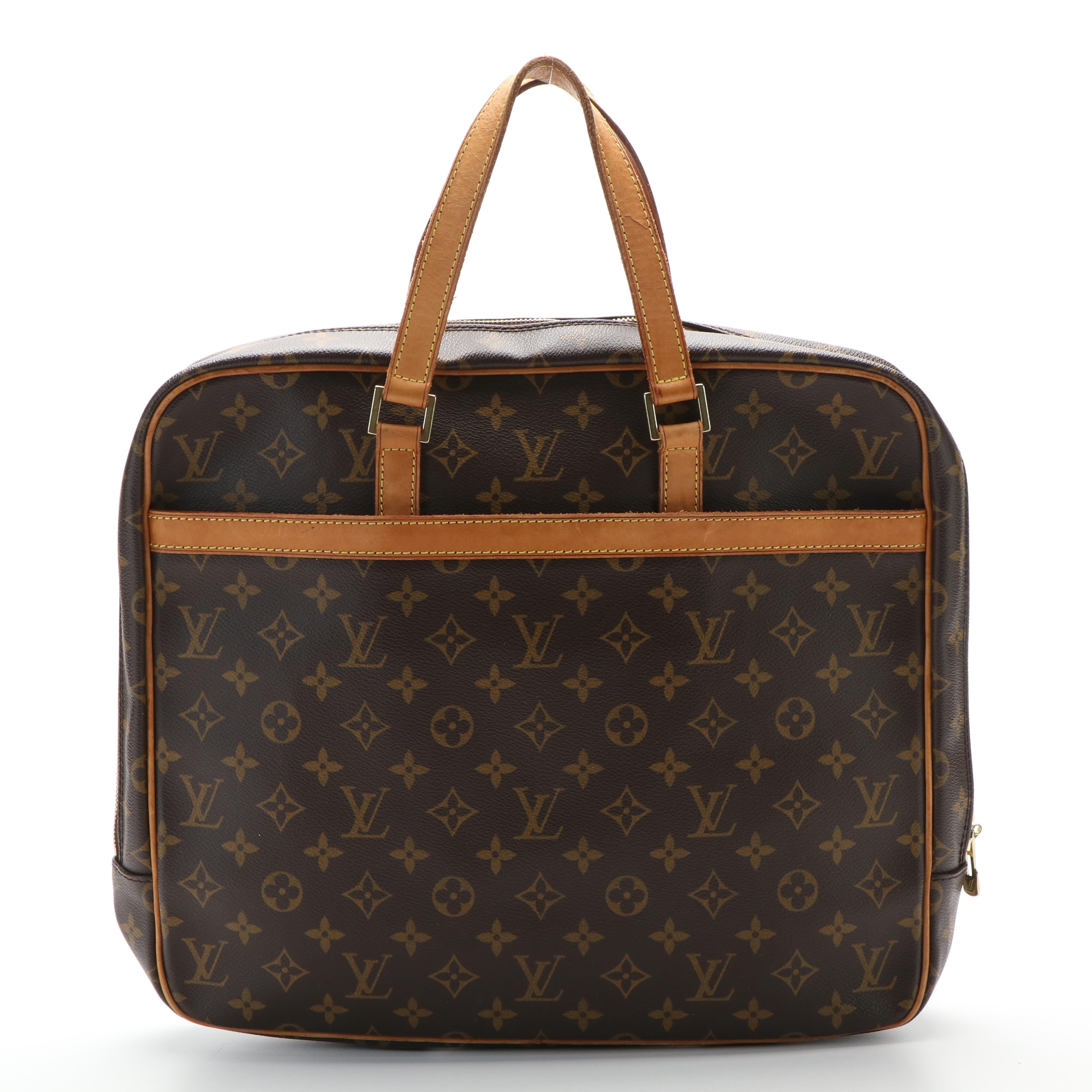 Louis Vuitton Monogram Coated Canvas and Leather Business/Computer Bag
