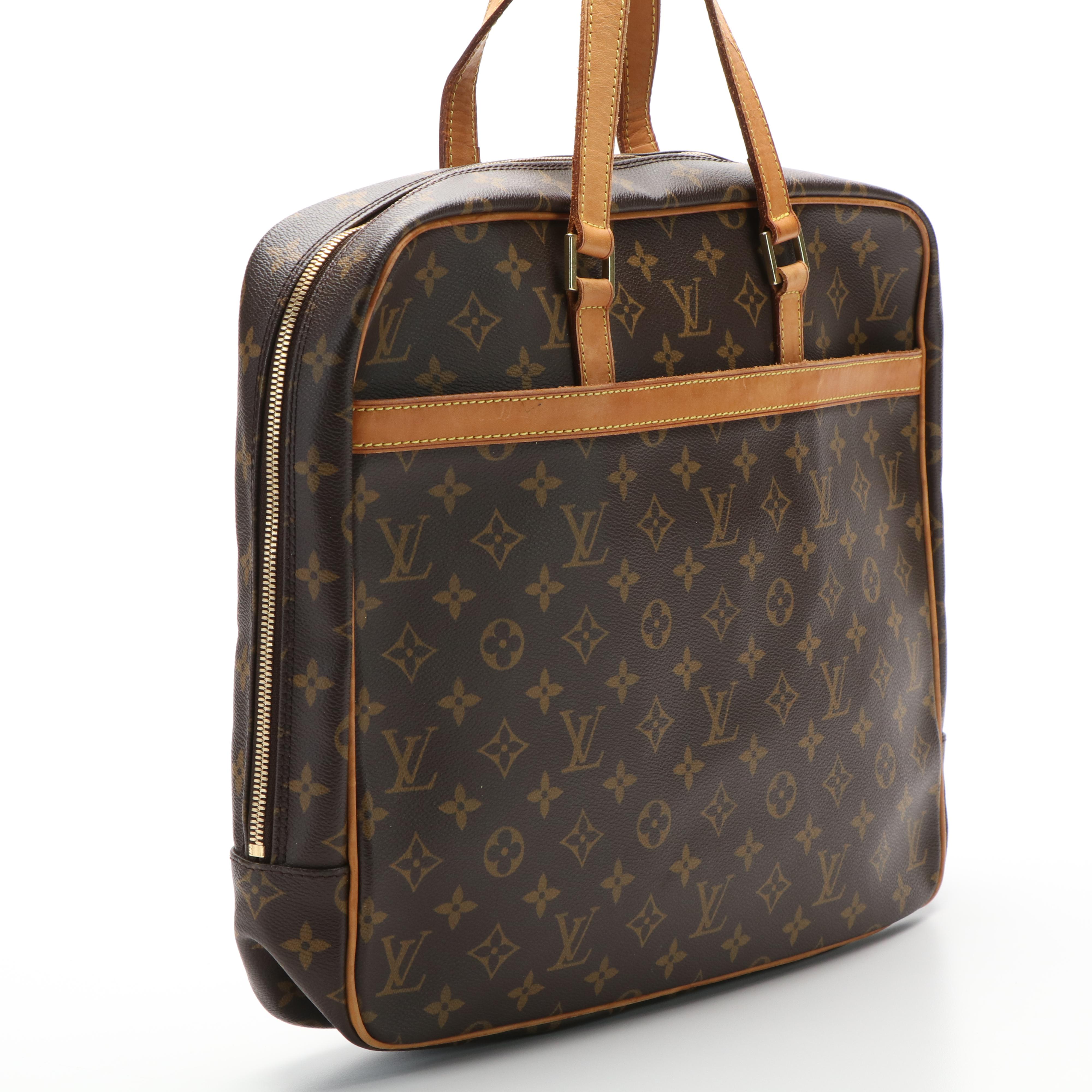 Louis Vuitton Monogram Coated Canvas and Leather Business/Computer Bag