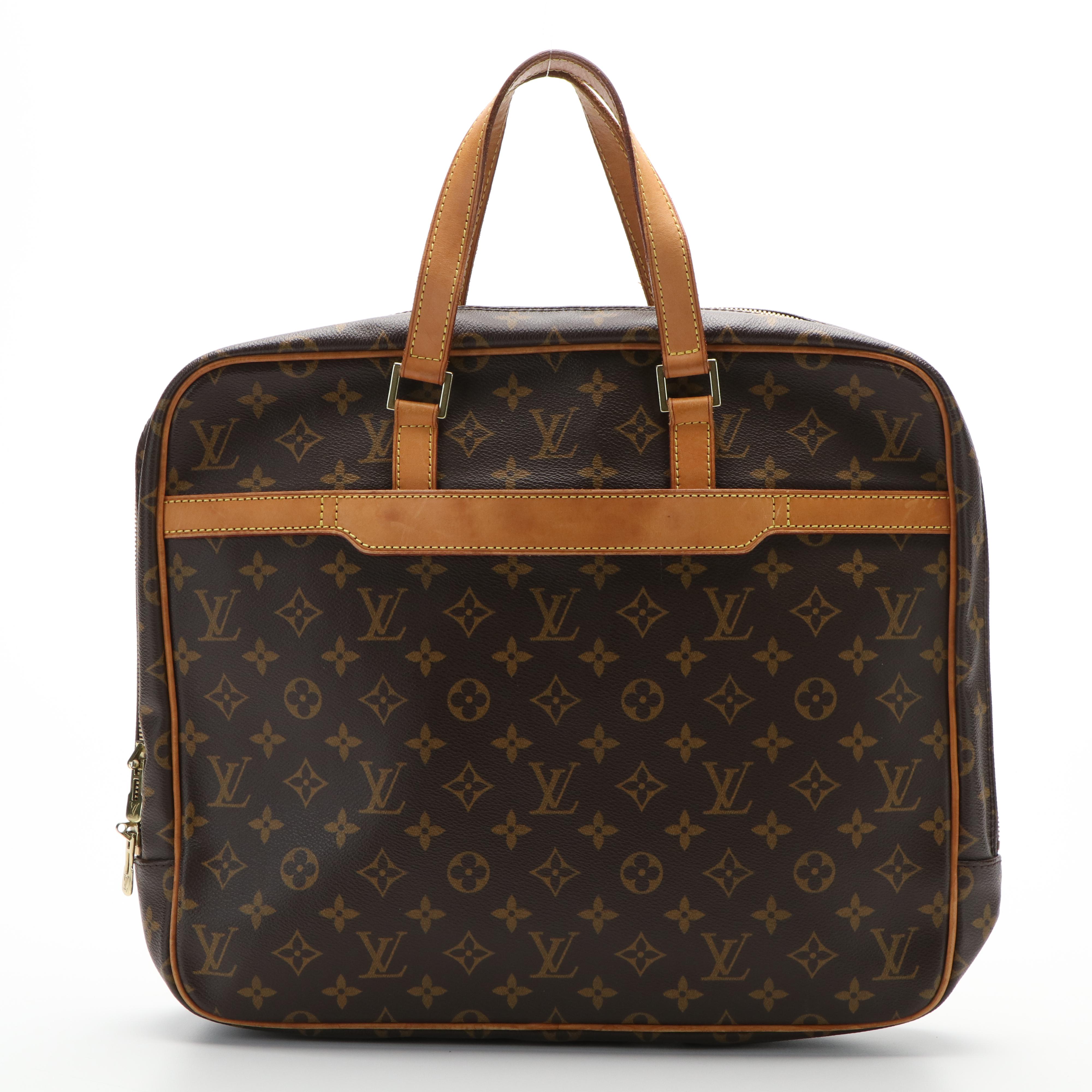 Louis Vuitton Monogram Coated Canvas and Leather Business/Computer Bag