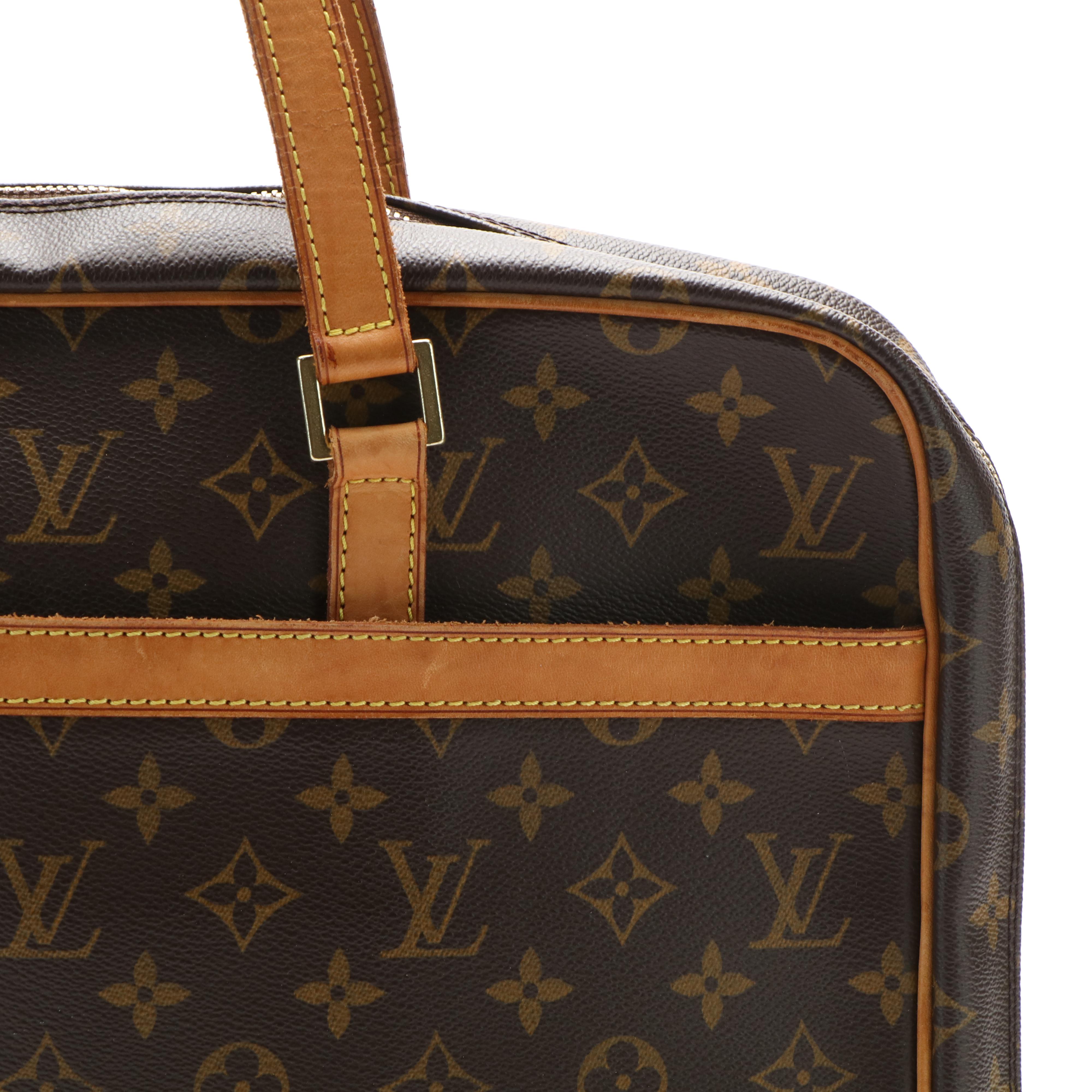 Louis Vuitton Monogram Coated Canvas and Leather Business/Computer Bag