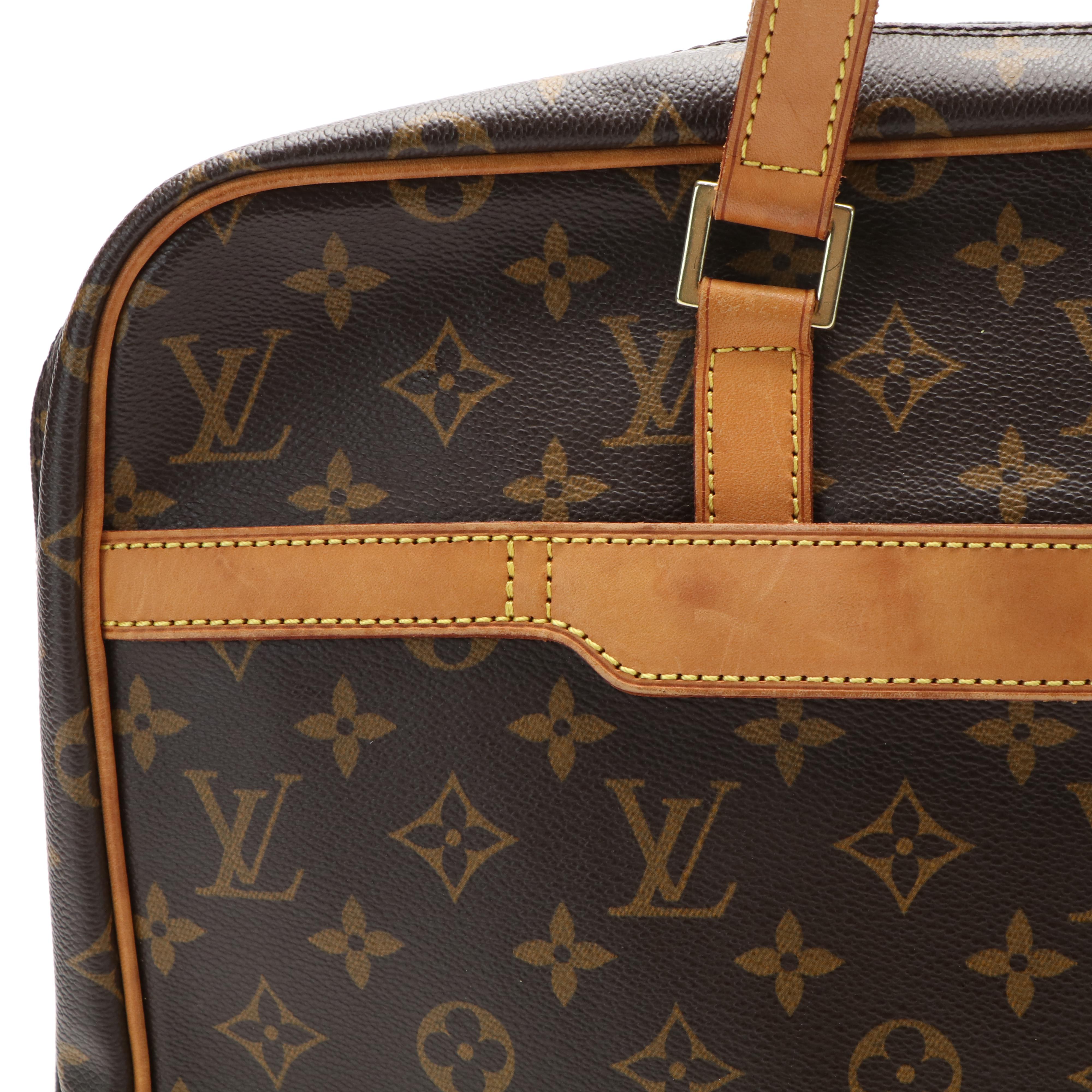 Louis Vuitton Monogram Coated Canvas and Leather Business/Computer Bag
