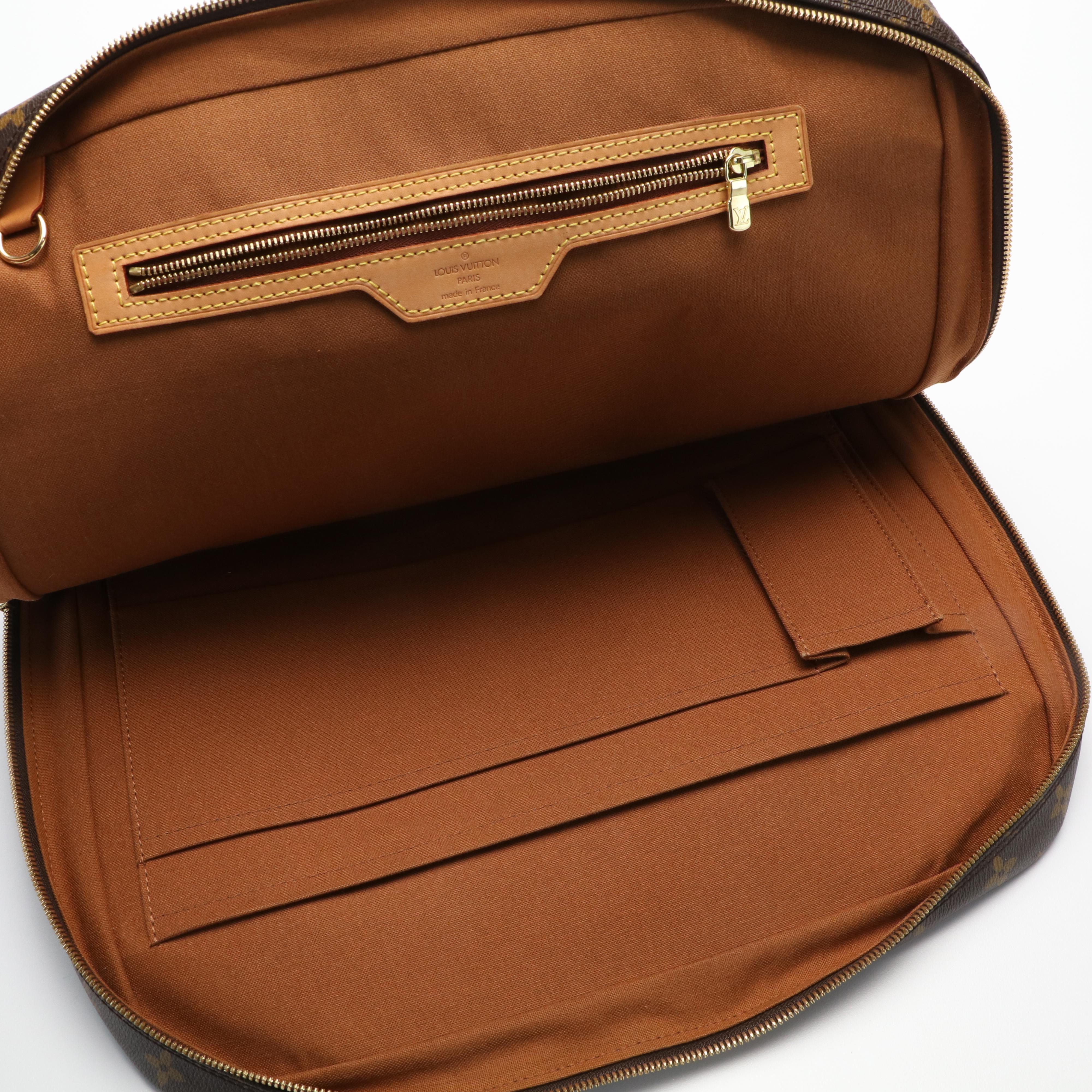 Louis Vuitton Monogram Coated Canvas and Leather Business/Computer Bag