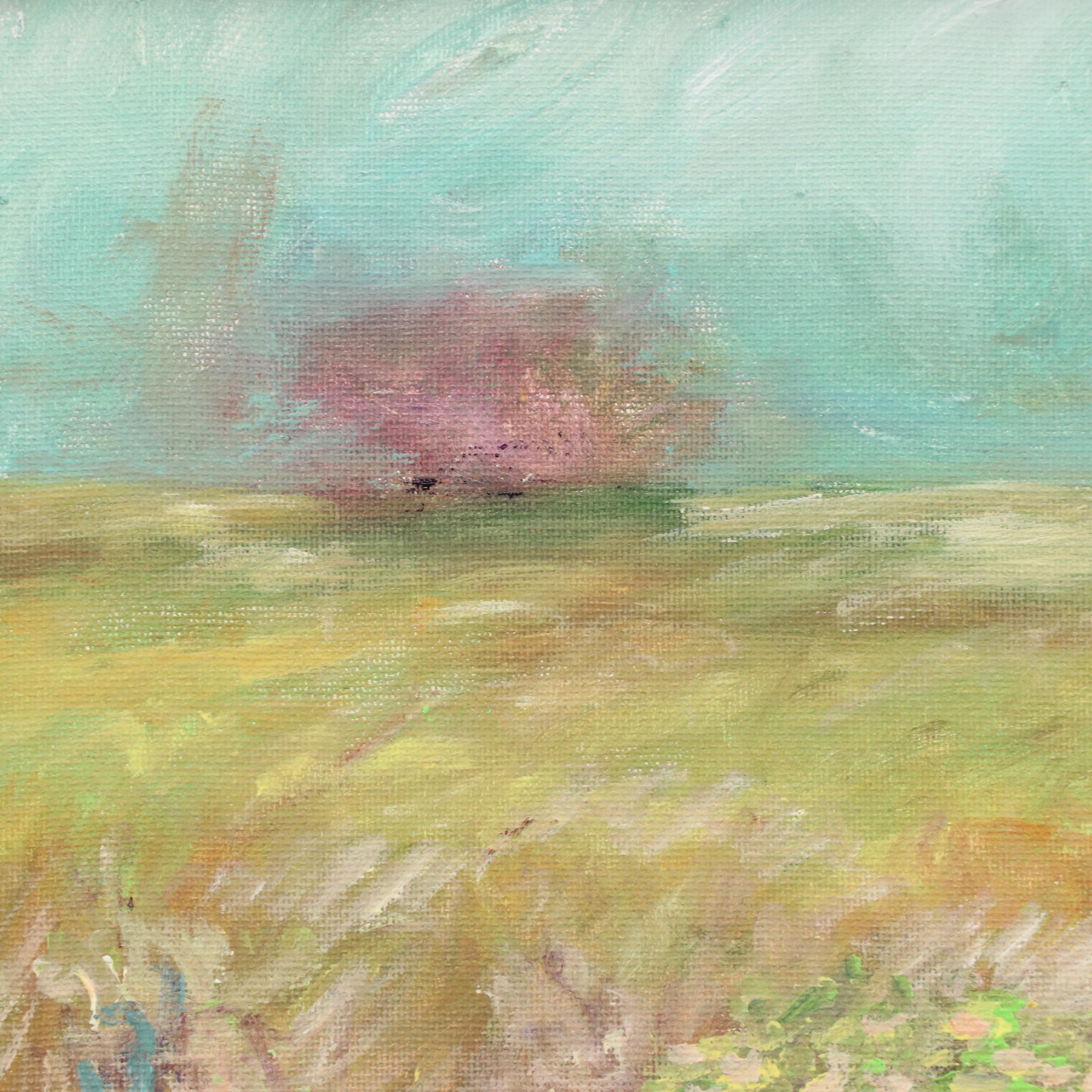 Robert Riddle Baker Landscape Acrylic Painting "Wild Bush," 2024