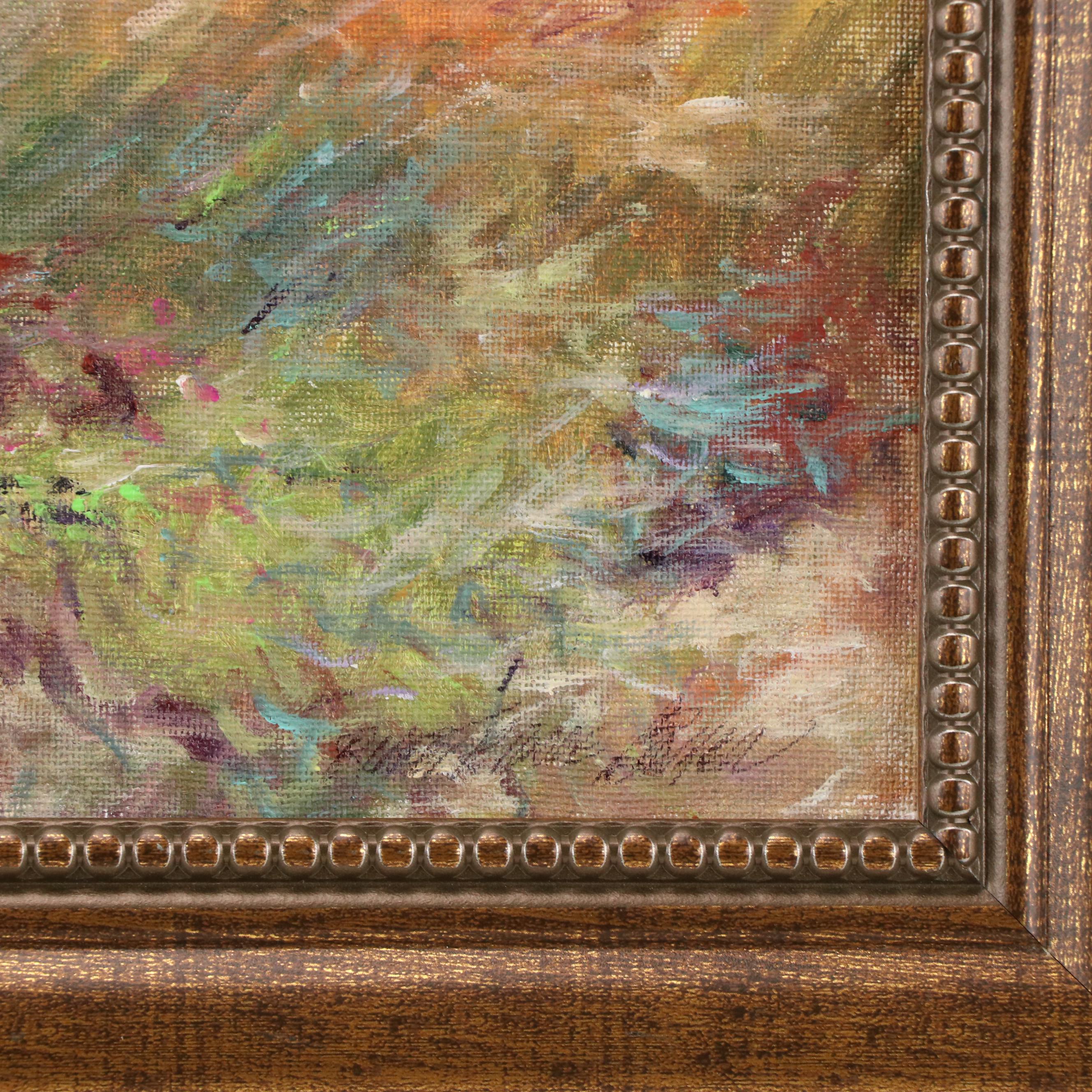 Robert Riddle Baker Landscape Acrylic Painting "Wild Bush," 2024