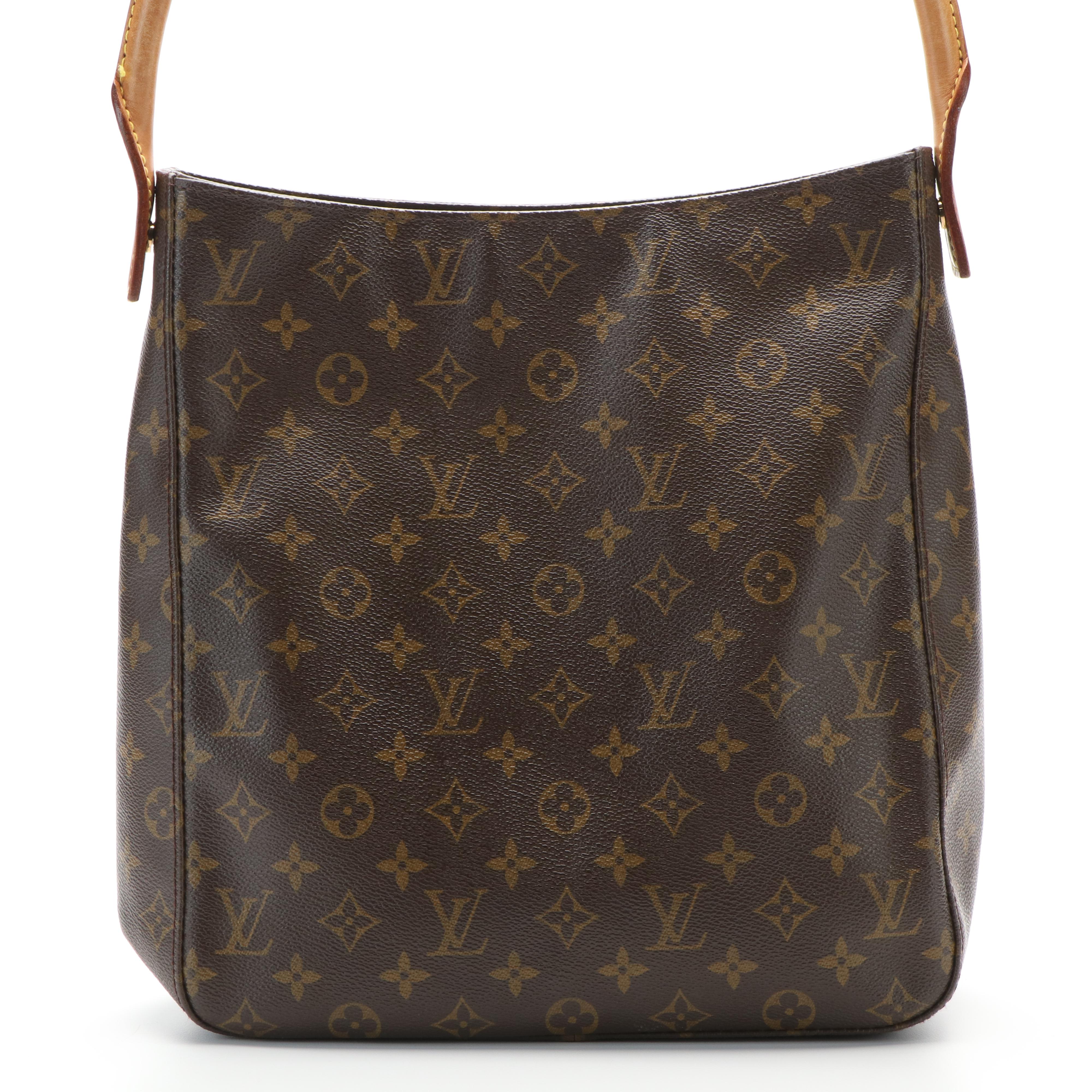 Louis Vuitton Looping GM Shoulder Bag in Monogram Coated Canvas