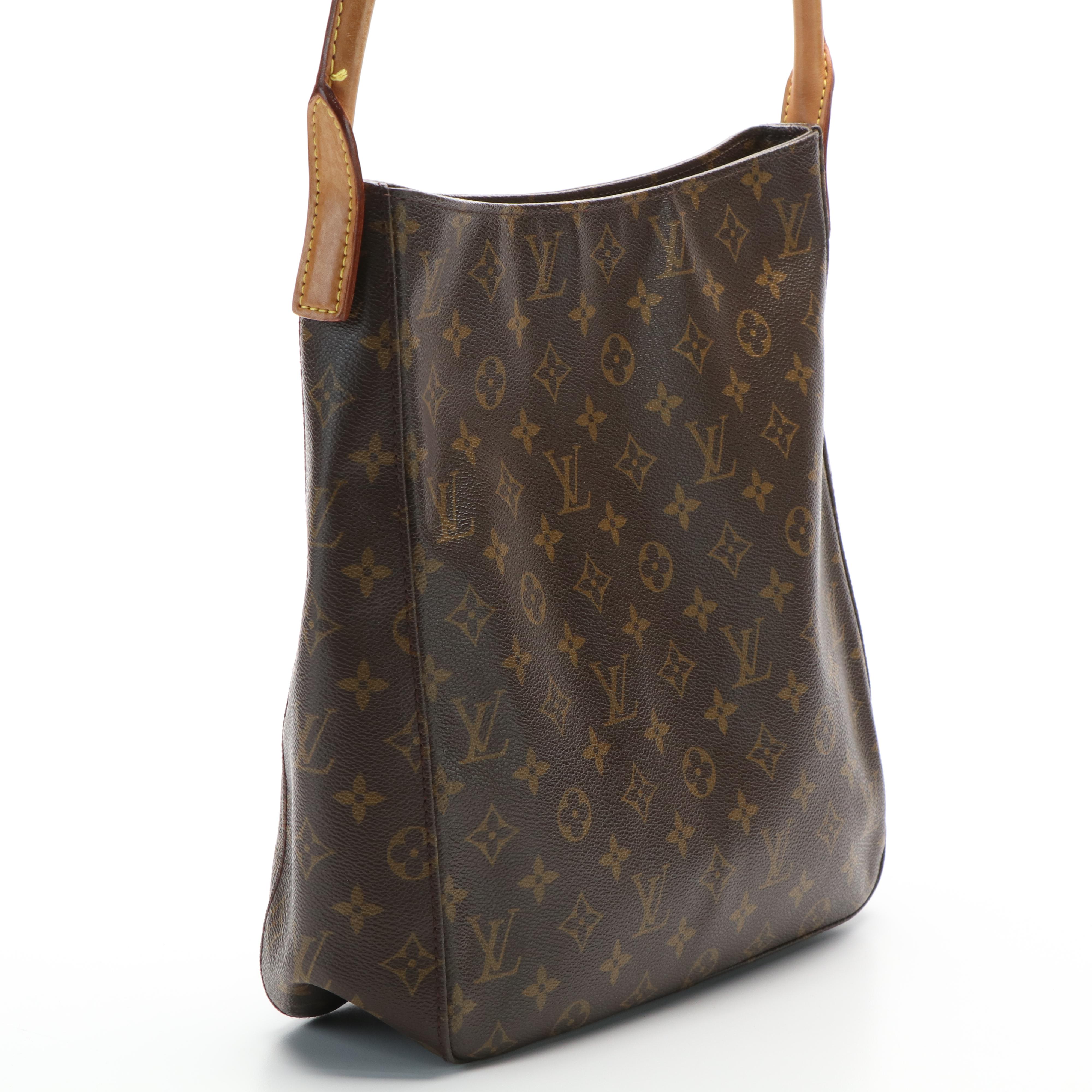 Louis Vuitton Looping GM Shoulder Bag in Monogram Coated Canvas