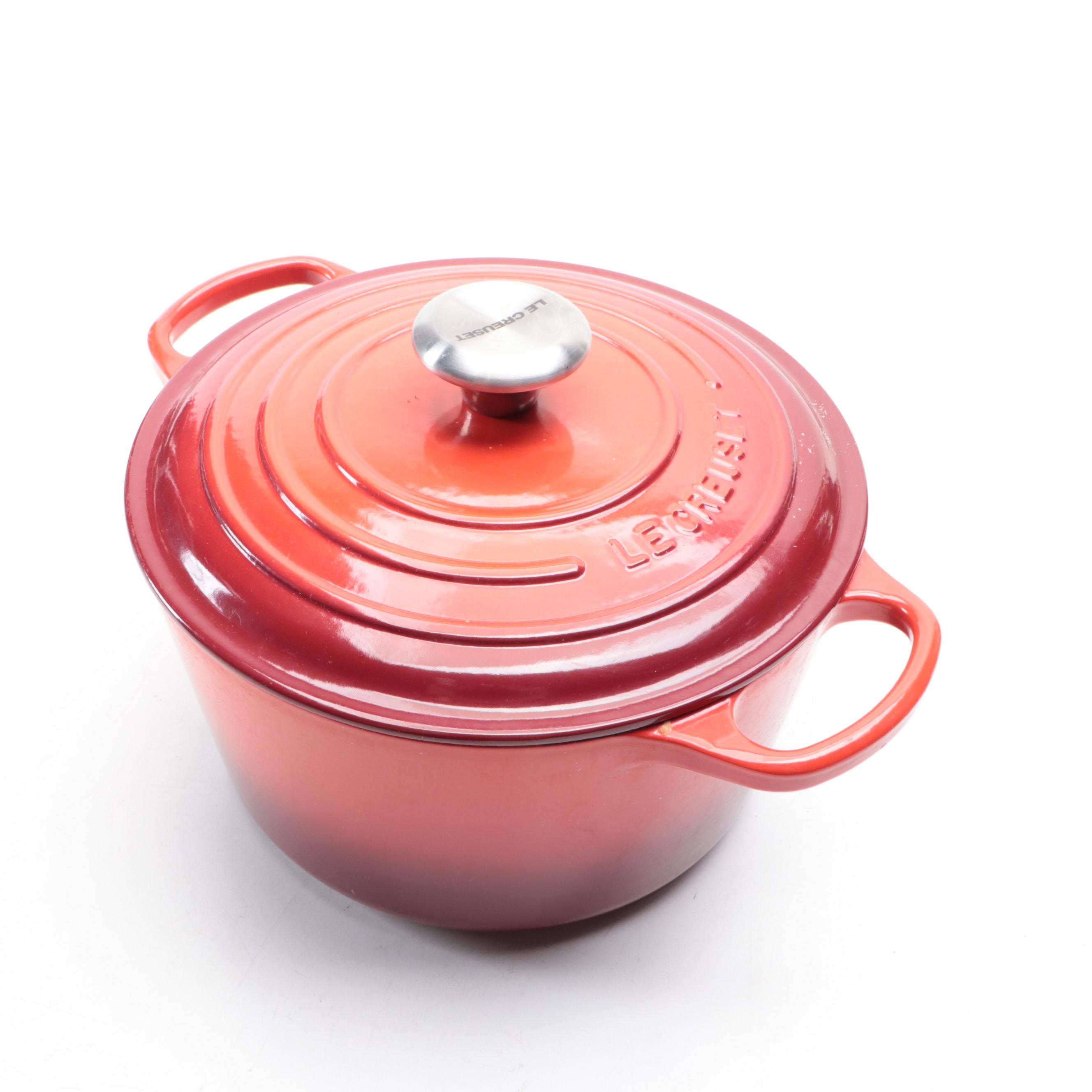 Le Creuset Enameled Cast Iron 5.25 Qt Dutch Oven and Braiser Pan