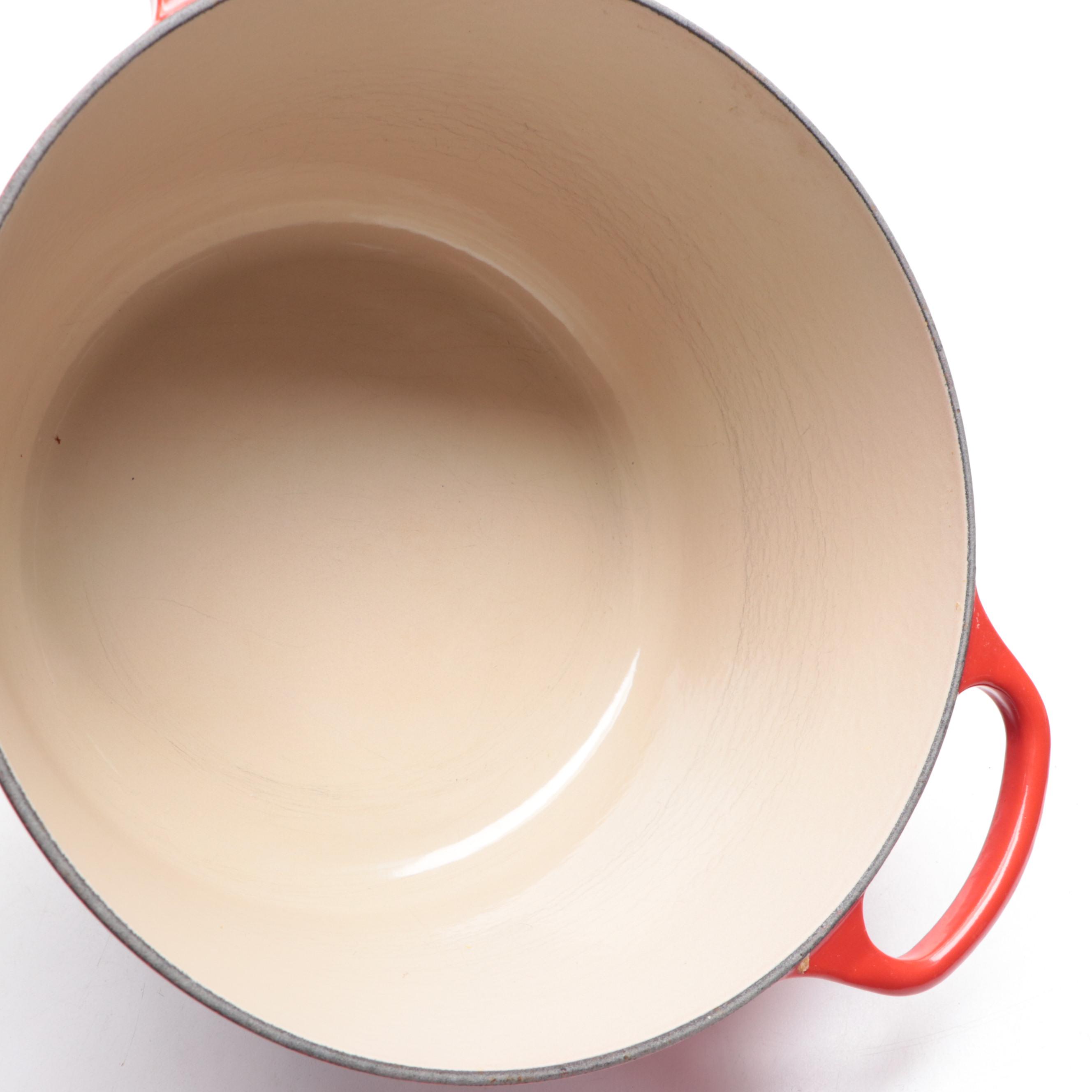 Le Creuset Enameled Cast Iron 5.25 Qt Dutch Oven and Braiser Pan