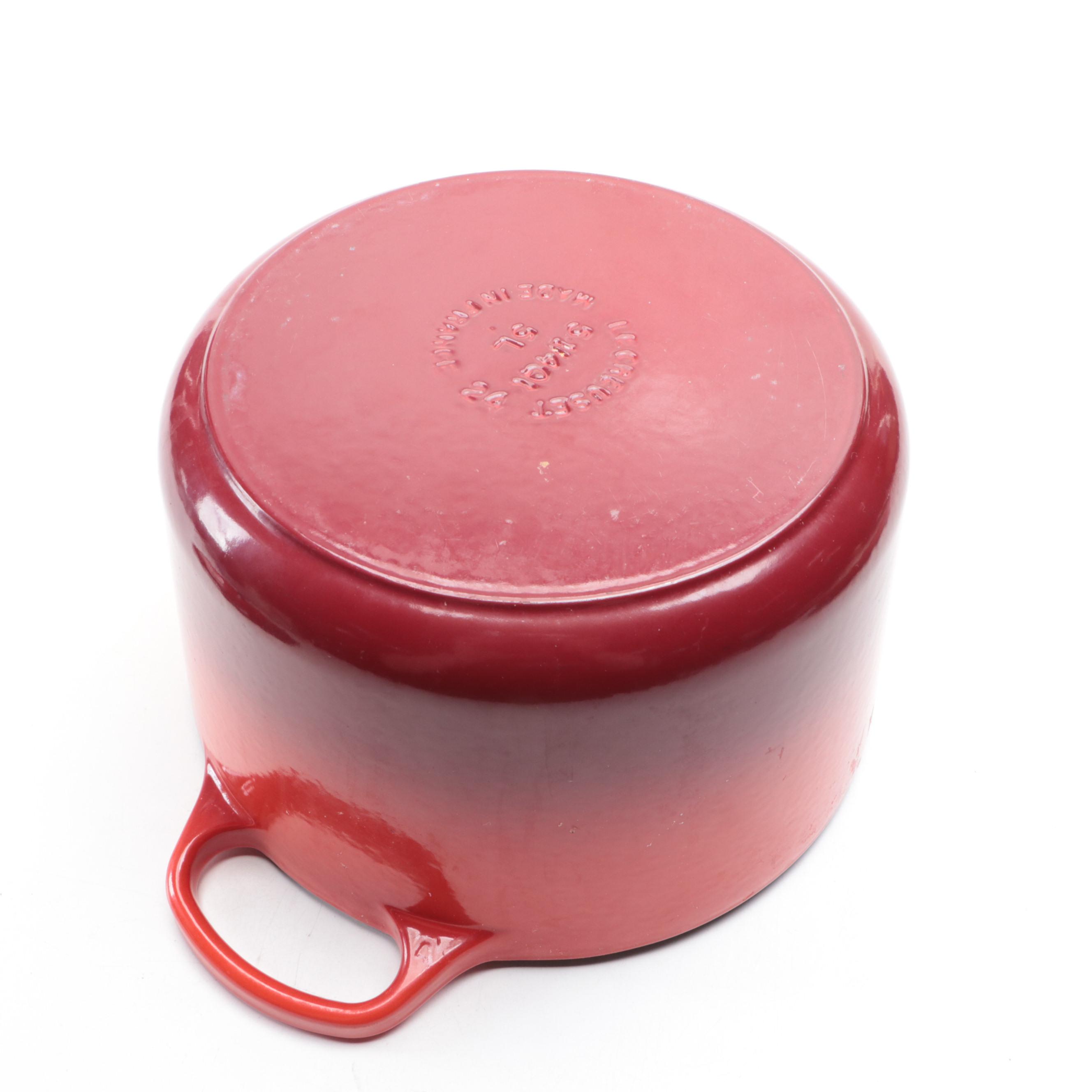 Le Creuset Enameled Cast Iron 5.25 Qt Dutch Oven and Braiser Pan