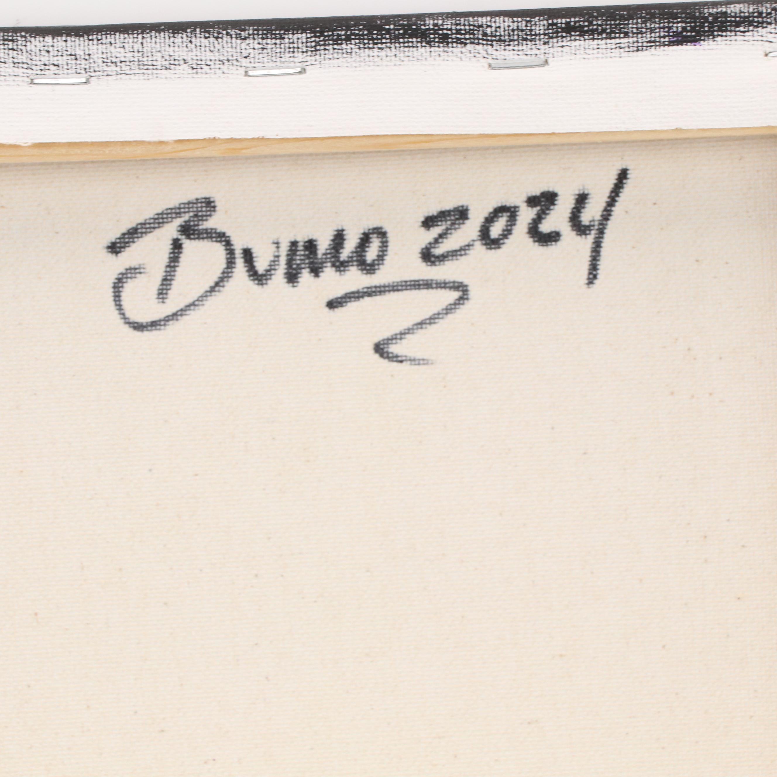 Douglas “Bumo” Johnpeer Sunset Landscape Oil Painting, 2024