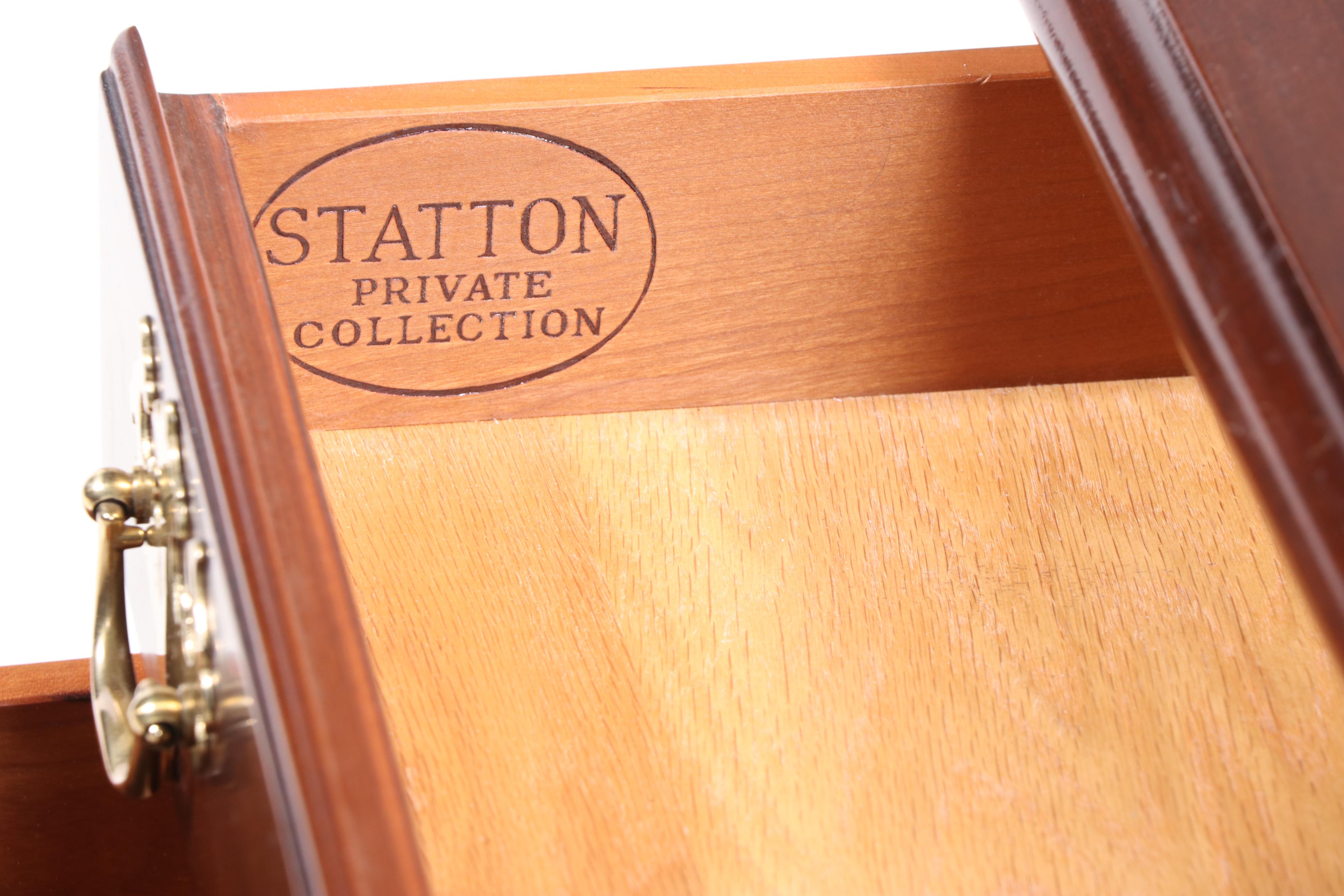 Statton Private Collection Queen Anne Style Cherry Lowboy, Late 20th Century