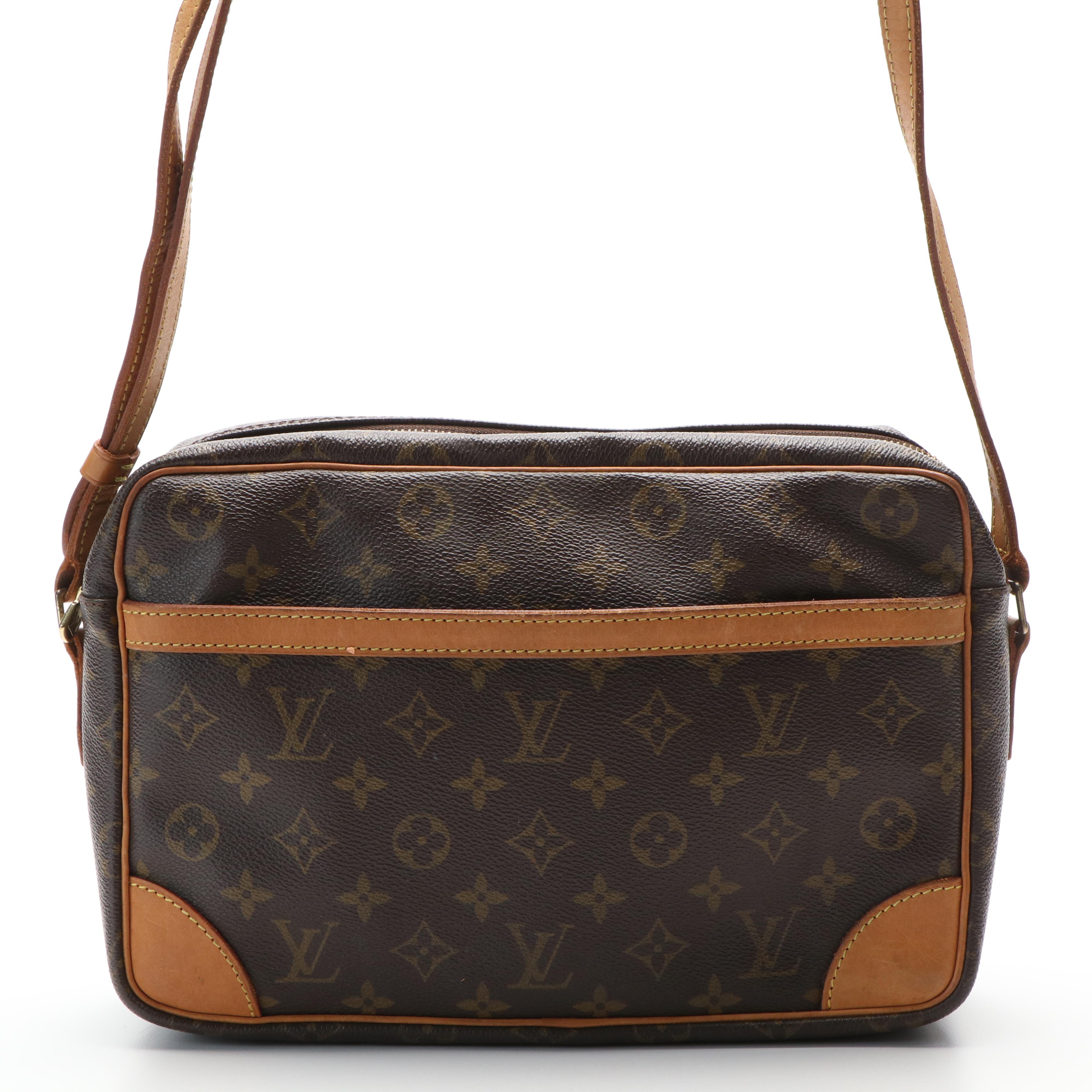 Louis Vuitton Trocadero Crossbody Bag in Monogram Coated Canvas