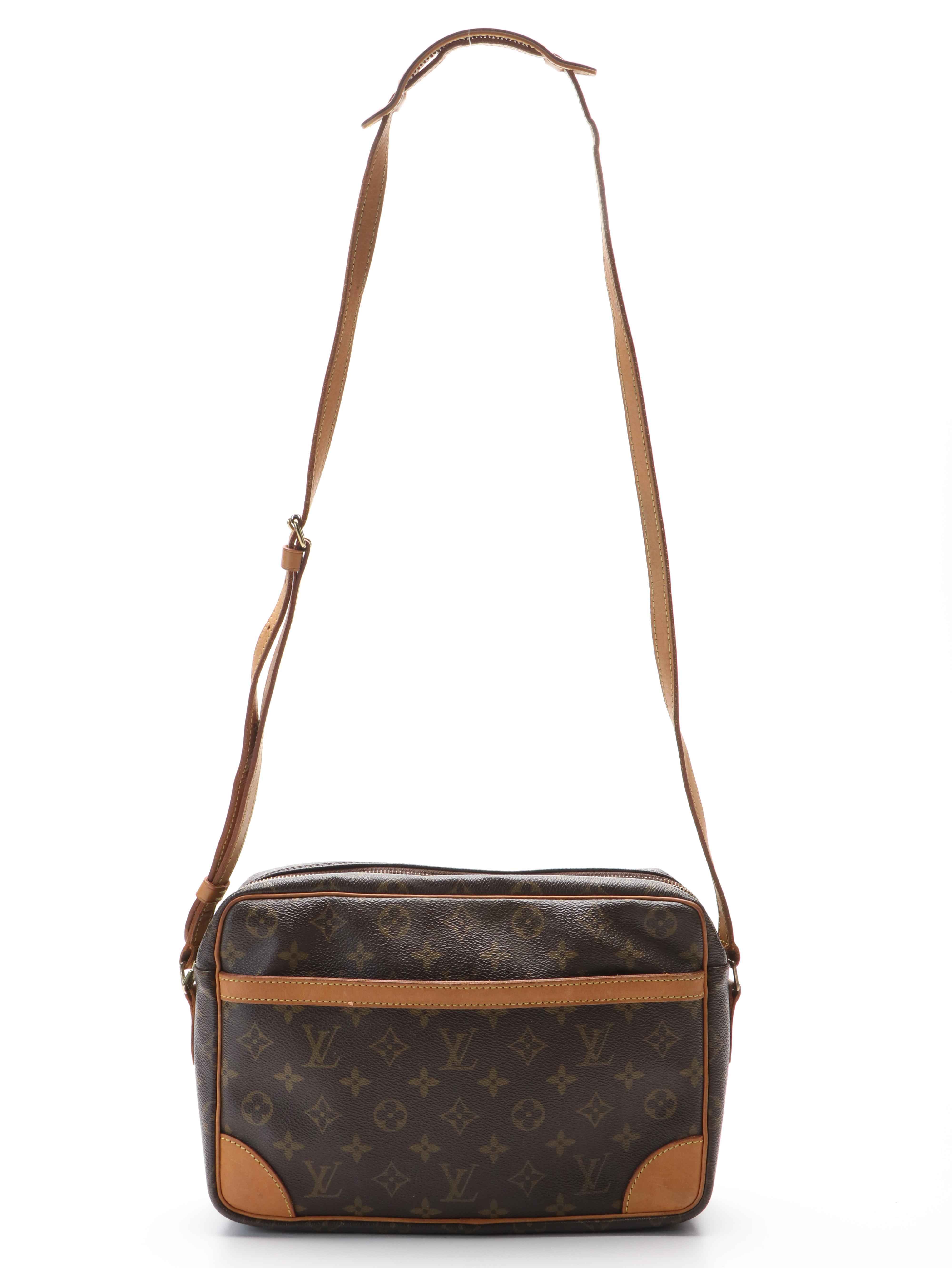 Louis Vuitton Trocadero Crossbody Bag in Monogram Coated Canvas