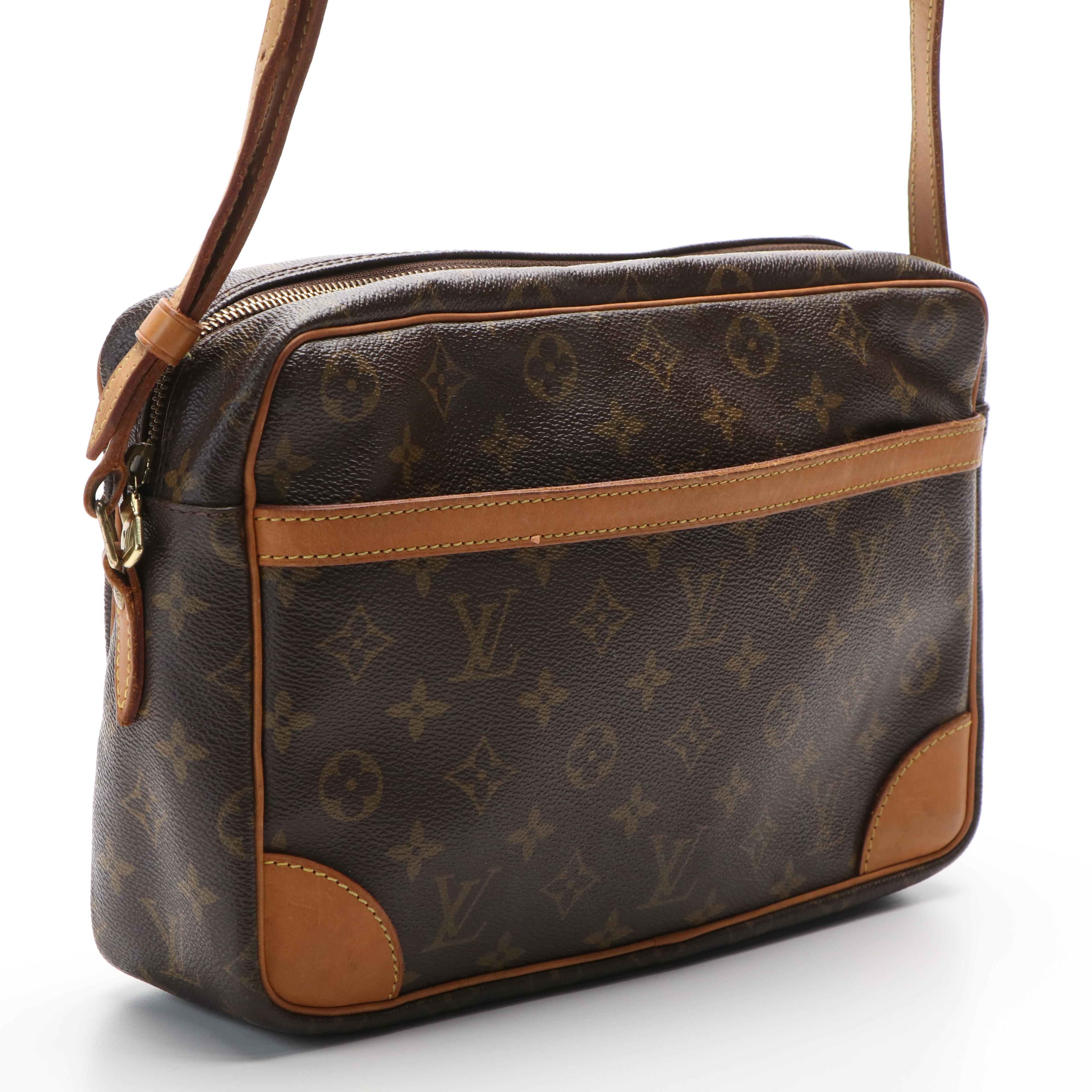 Louis Vuitton Trocadero Crossbody Bag in Monogram Coated Canvas