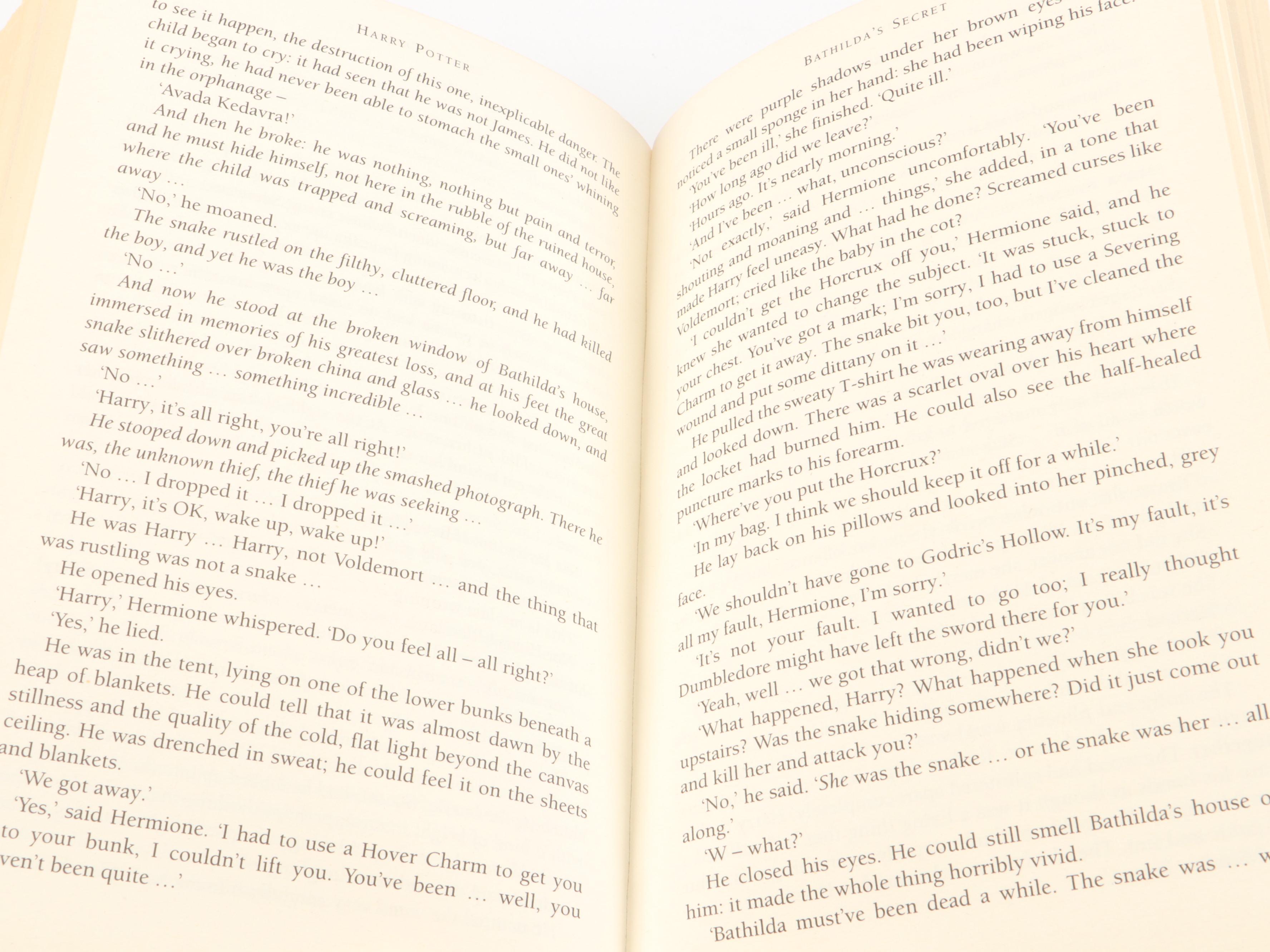 First UK Edition "Harry Potter and the Deathly Hallows" by J. K. Rowling, 2007