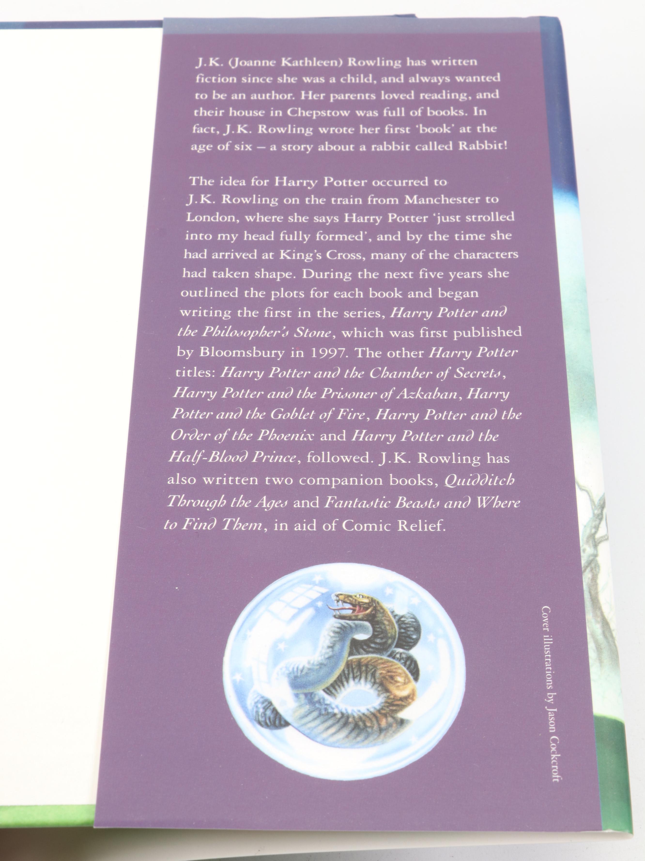 First UK Edition "Harry Potter and the Deathly Hallows" by J. K. Rowling, 2007