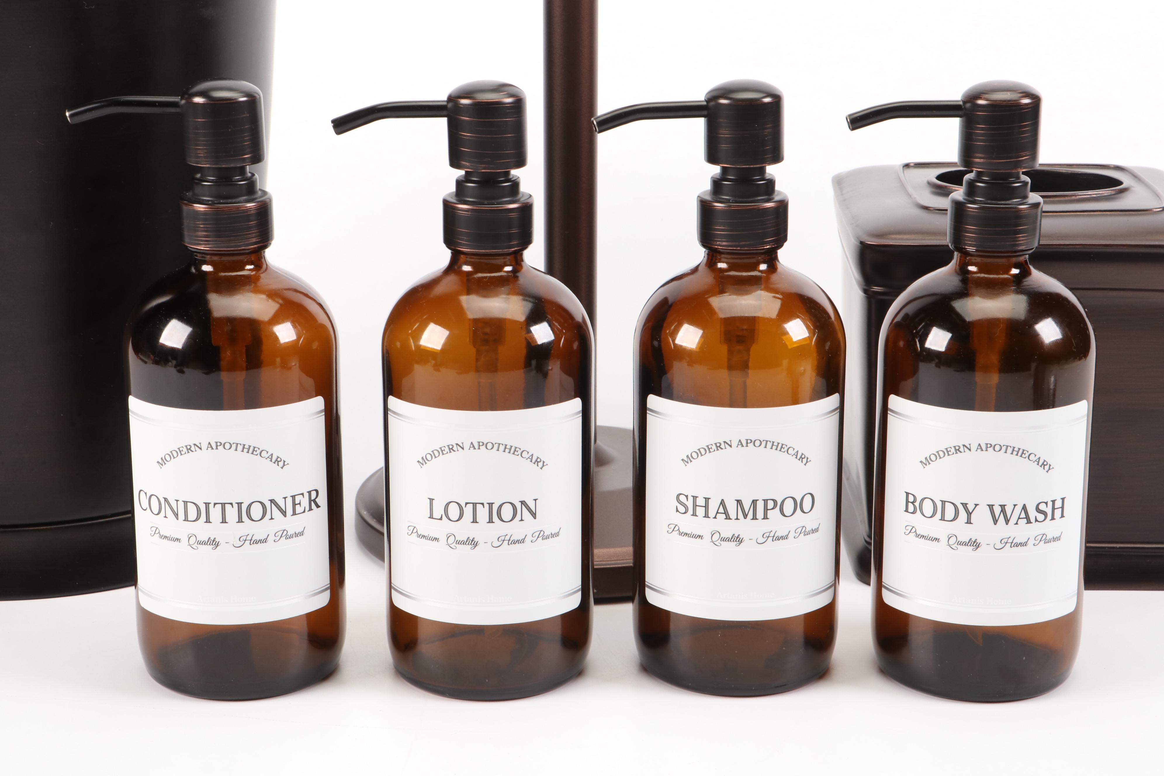 Bronze Finish Metal Toilet Paper Holder with More Bathroom Accessories