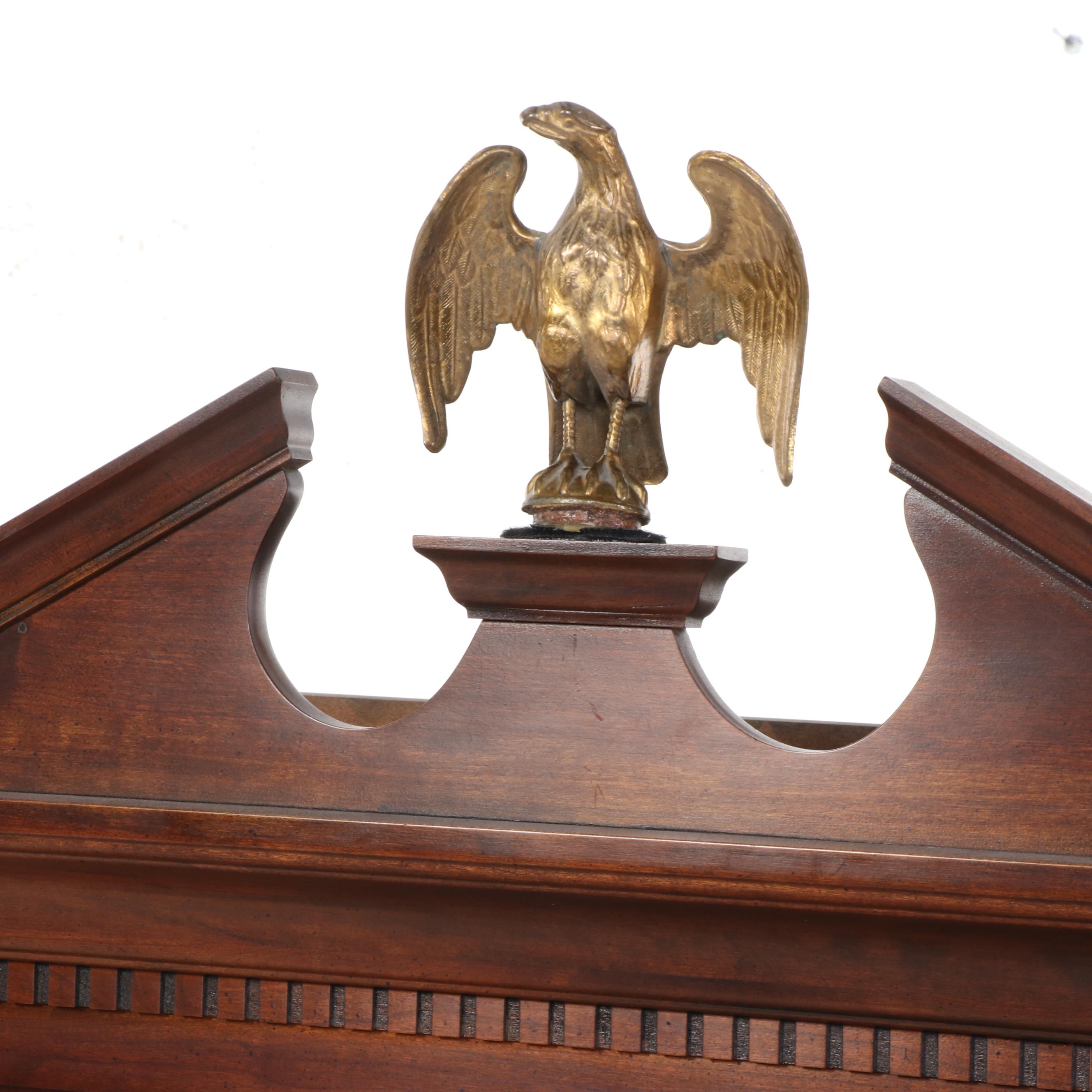 Chippendale Style Mahogany China Cabinet, 1992
