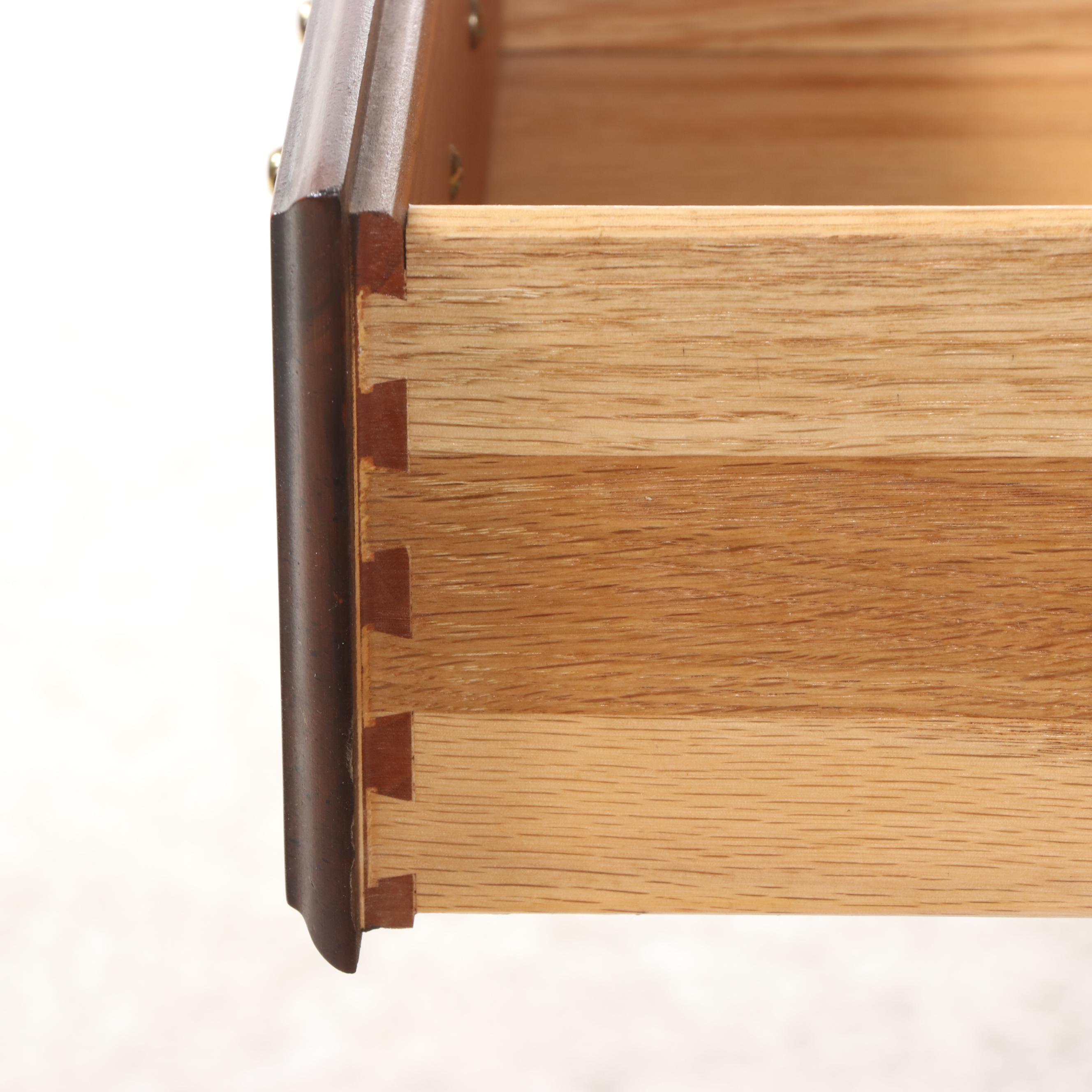 Chippendale Style Mahogany China Cabinet, 1992