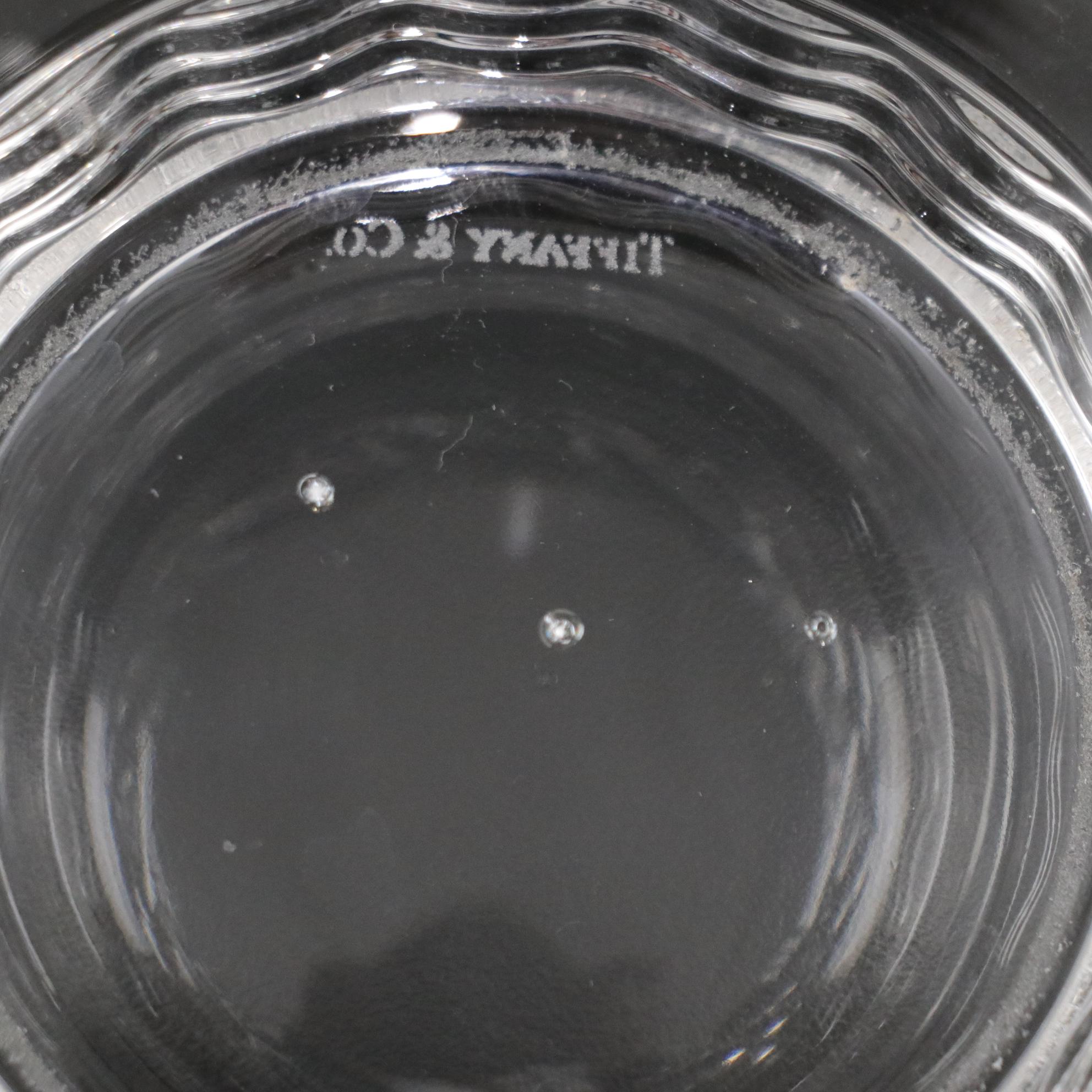 Tiffany & Co. Crystal "Dolphin" Bowl