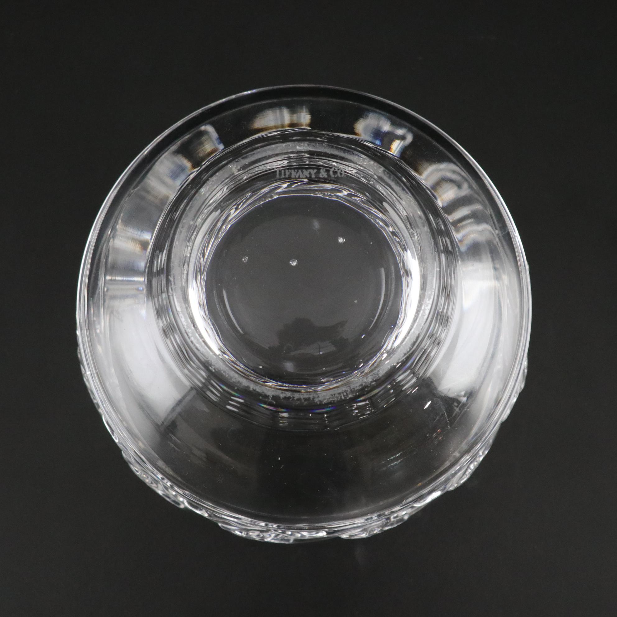 Tiffany & Co. Crystal "Dolphin" Bowl