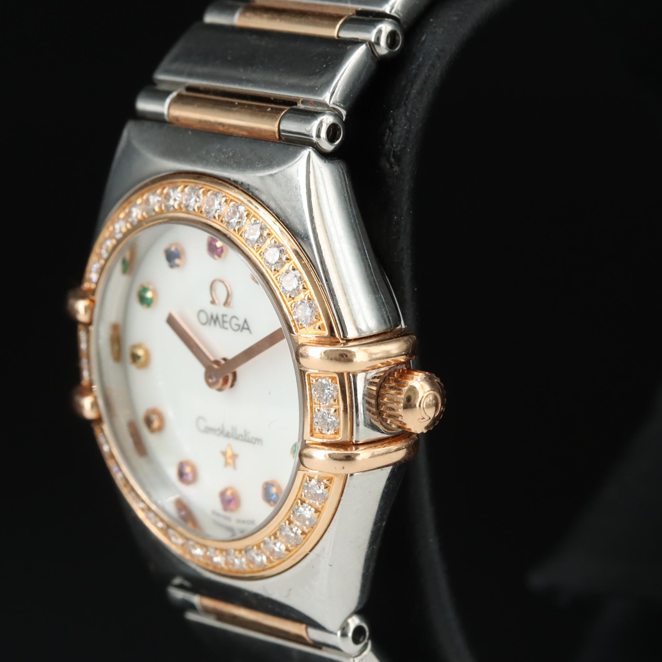 Omega Constellation Diamond Set Two-Tone Watch