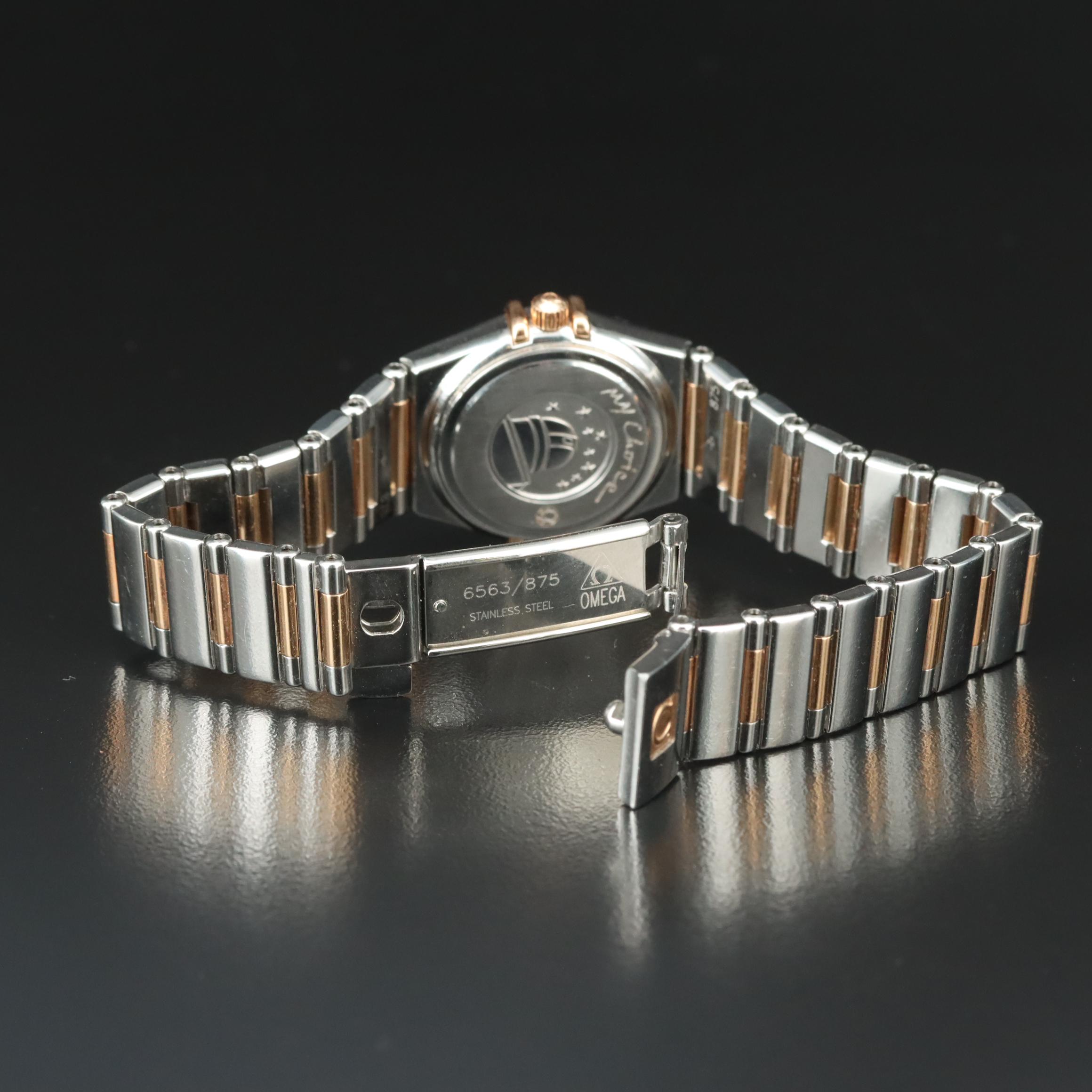 Omega Constellation Diamond Set Two-Tone Watch