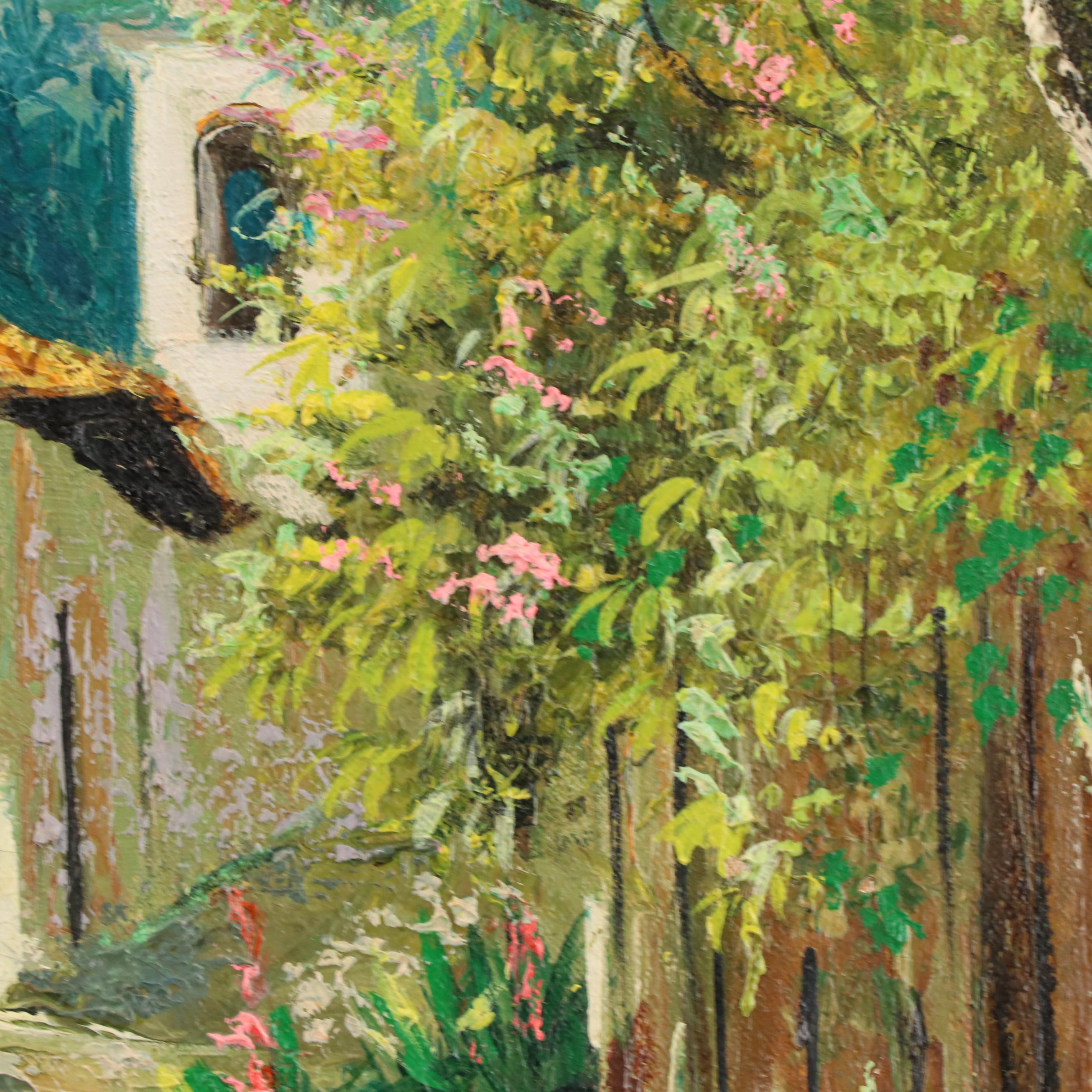 Manuel Rodriguez Oil Painting of Honduran Landscape, Late 20th Century