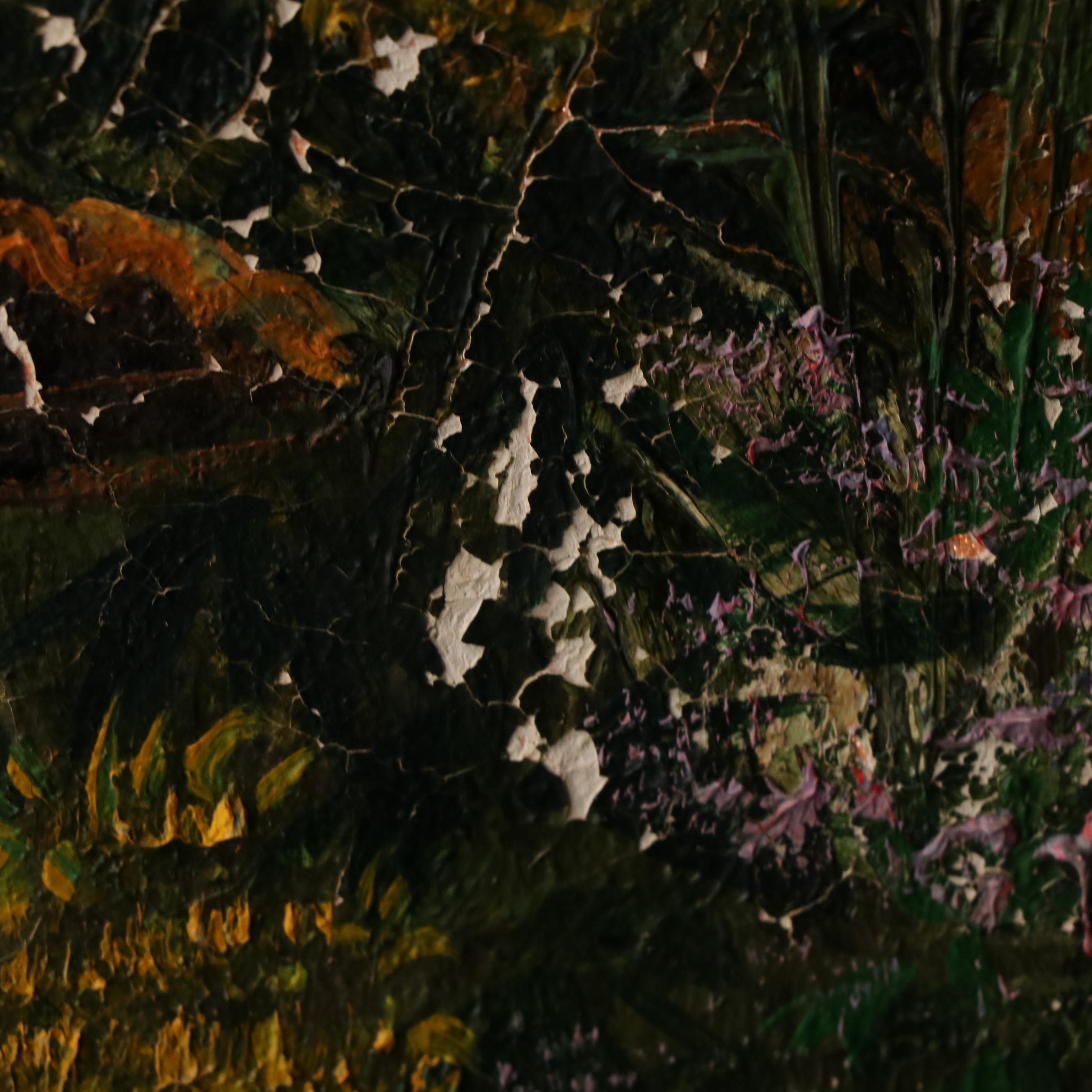 Manuel Rodriguez Oil Painting of Honduran Landscape, Late 20th Century