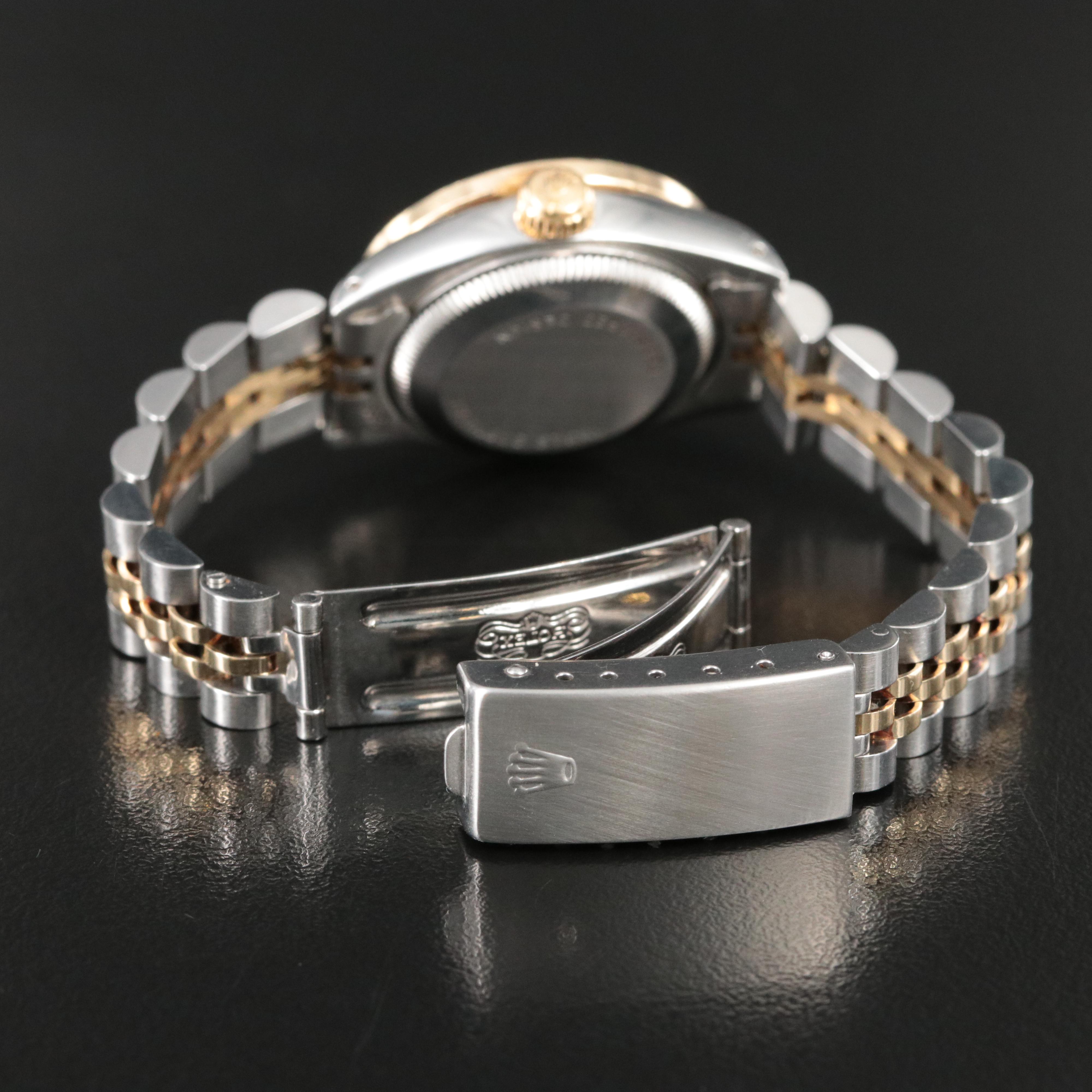 Rolex Datejust 6917 Custom Diamond Dial & Bezel Two-Tone Watch