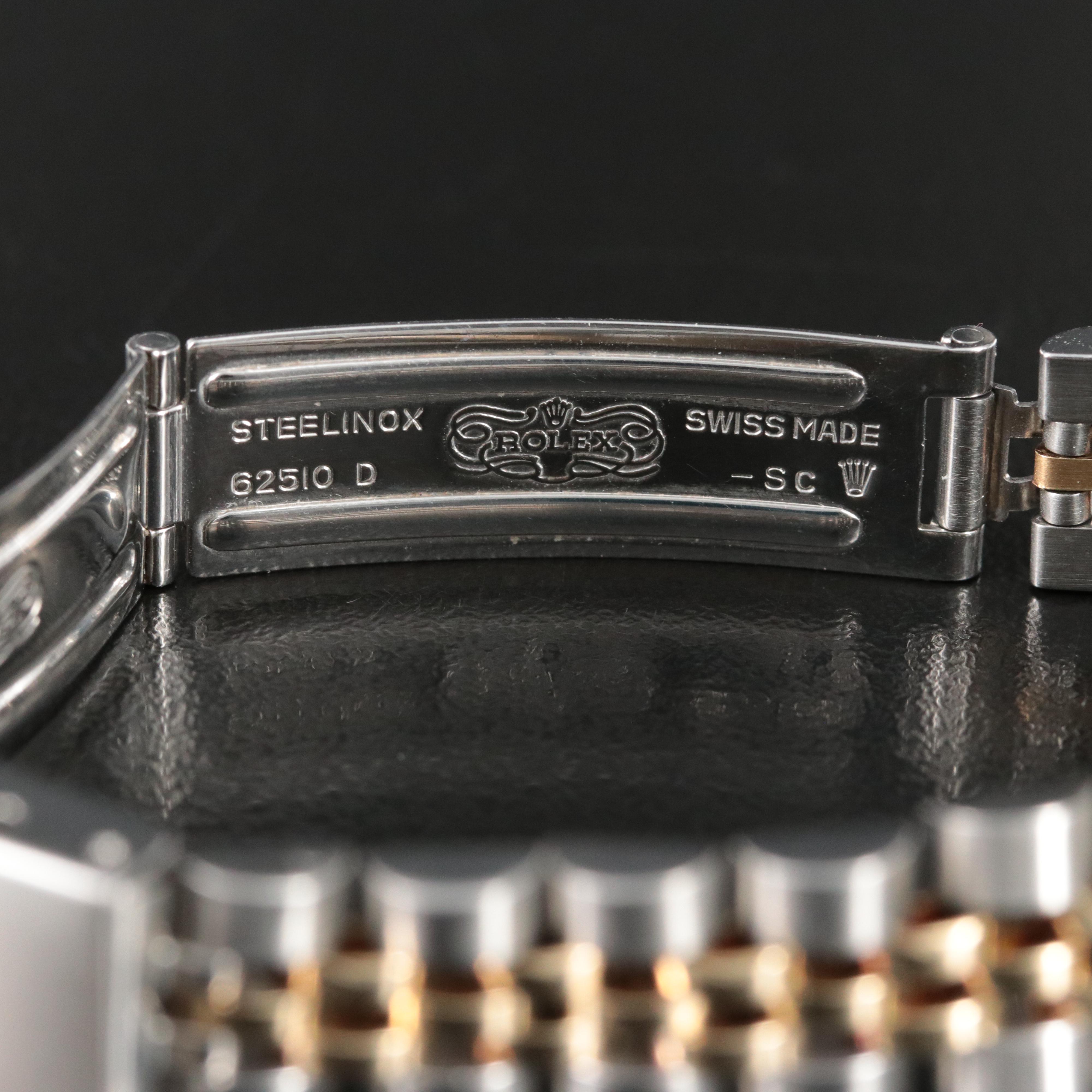 Rolex Datejust 6917 Custom Diamond Dial & Bezel Two-Tone Watch