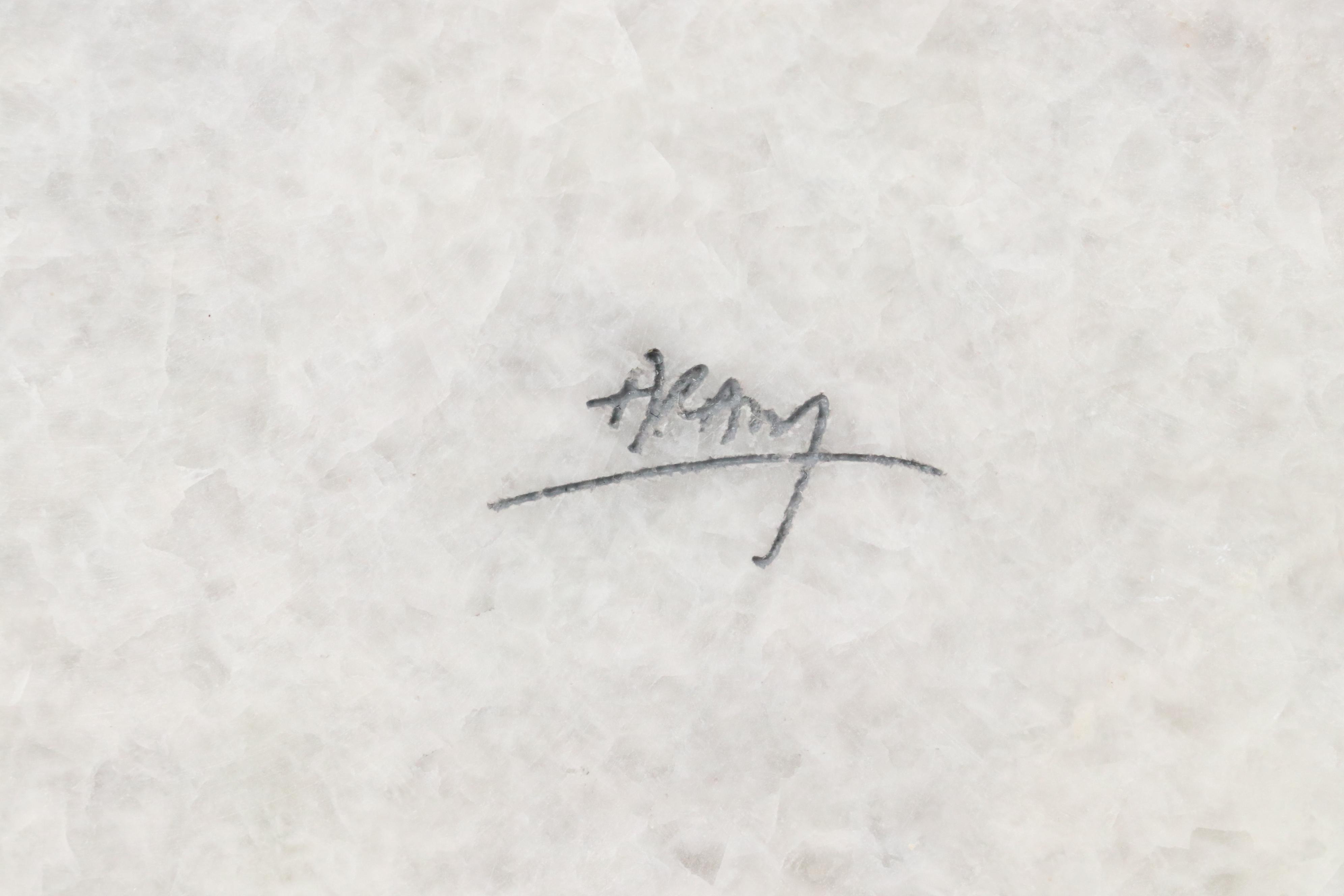 Aram Stone and Metal Tray with Covered Lazy Susan and Other Trays