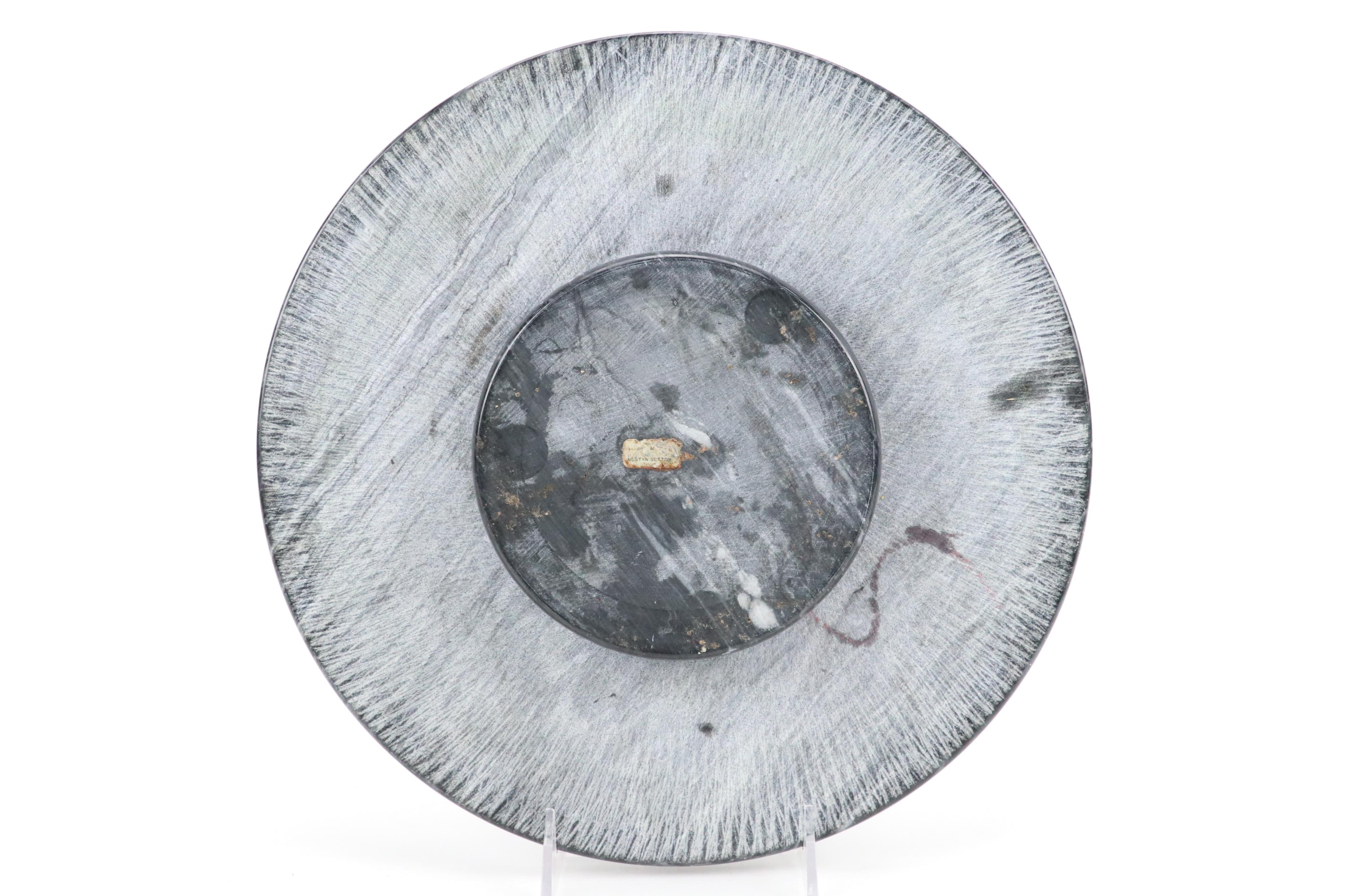 Aram Stone and Metal Tray with Covered Lazy Susan and Other Trays