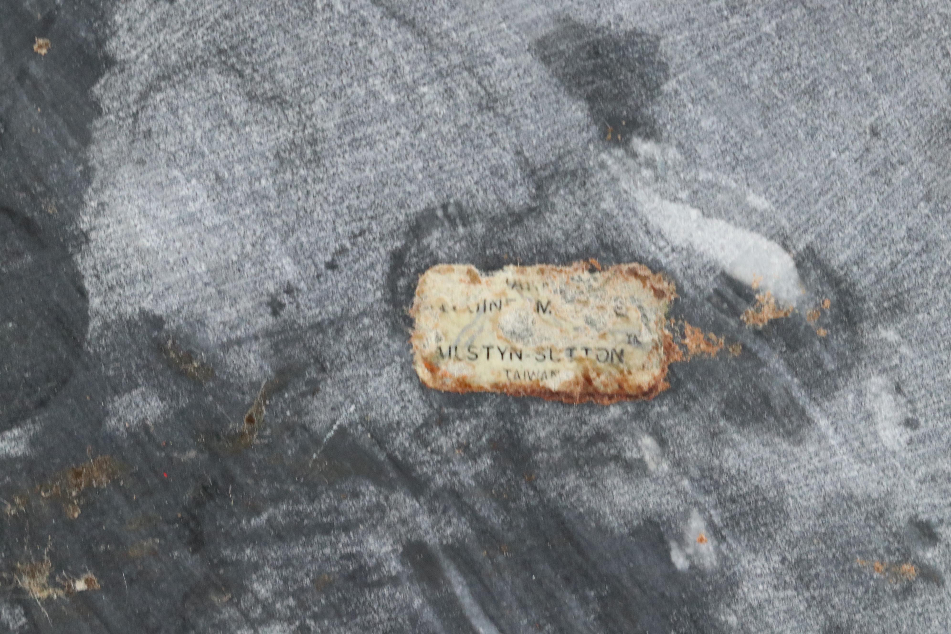 Aram Stone and Metal Tray with Covered Lazy Susan and Other Trays