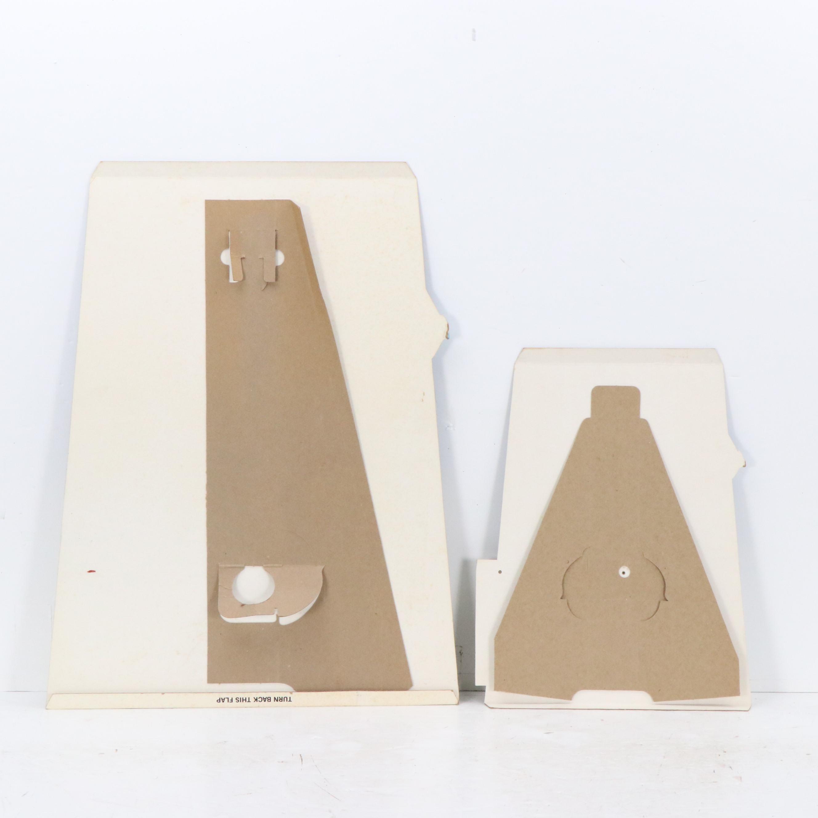 1978 Pabst Blue Ribbon Beer Cincinnati Reds Cardboard Schedules