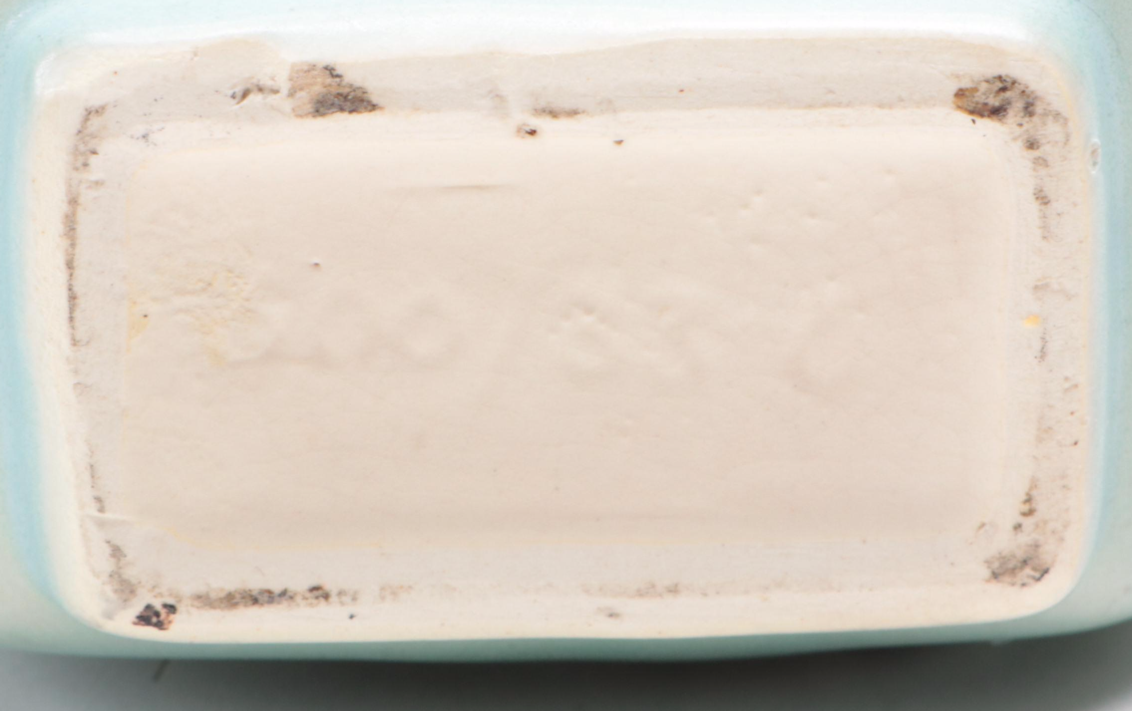 Hull Pottery Tokay Moon Basket and Calla Lily Vase, Early to Mid-20th Century