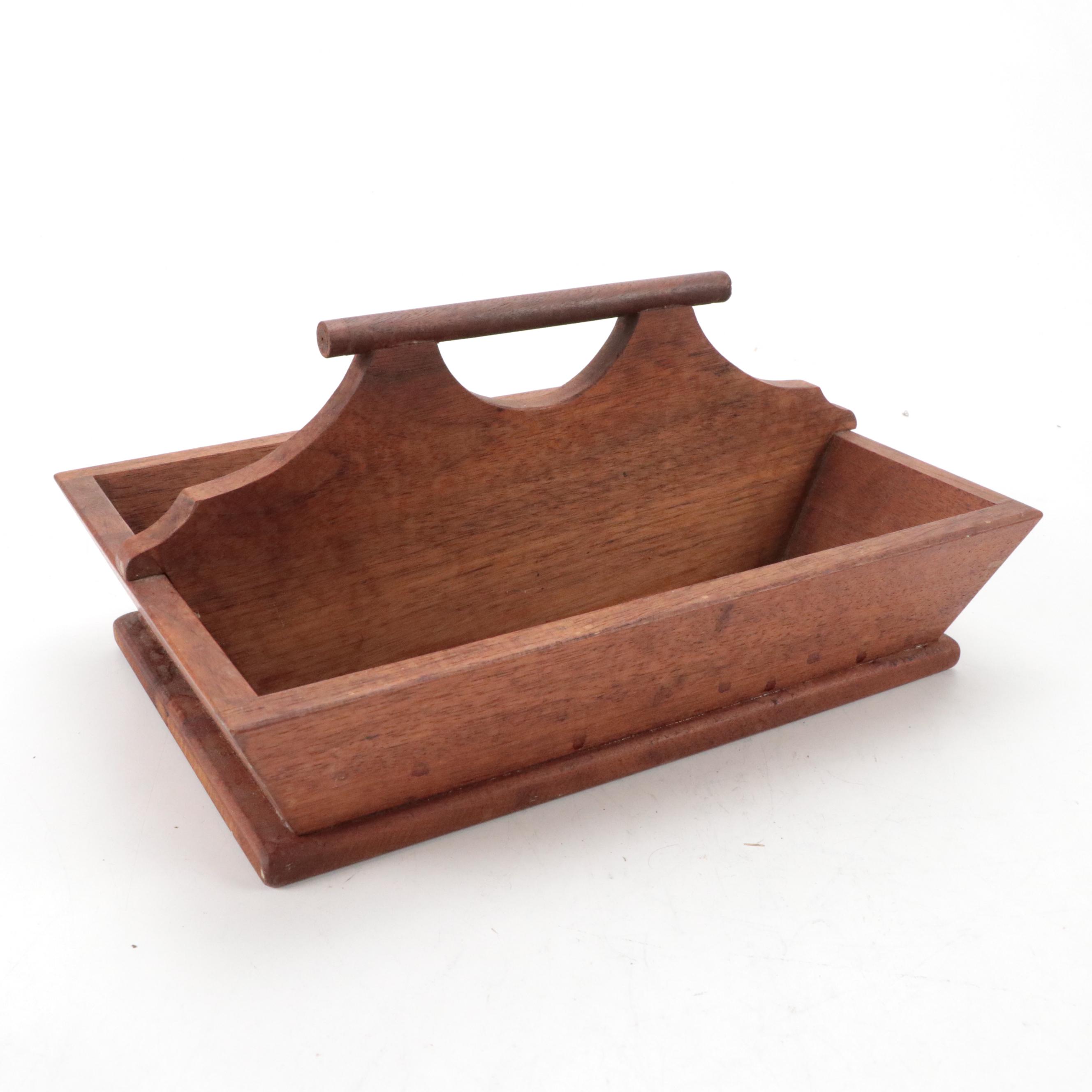 Handcrafted Wooden Caddies and Tray