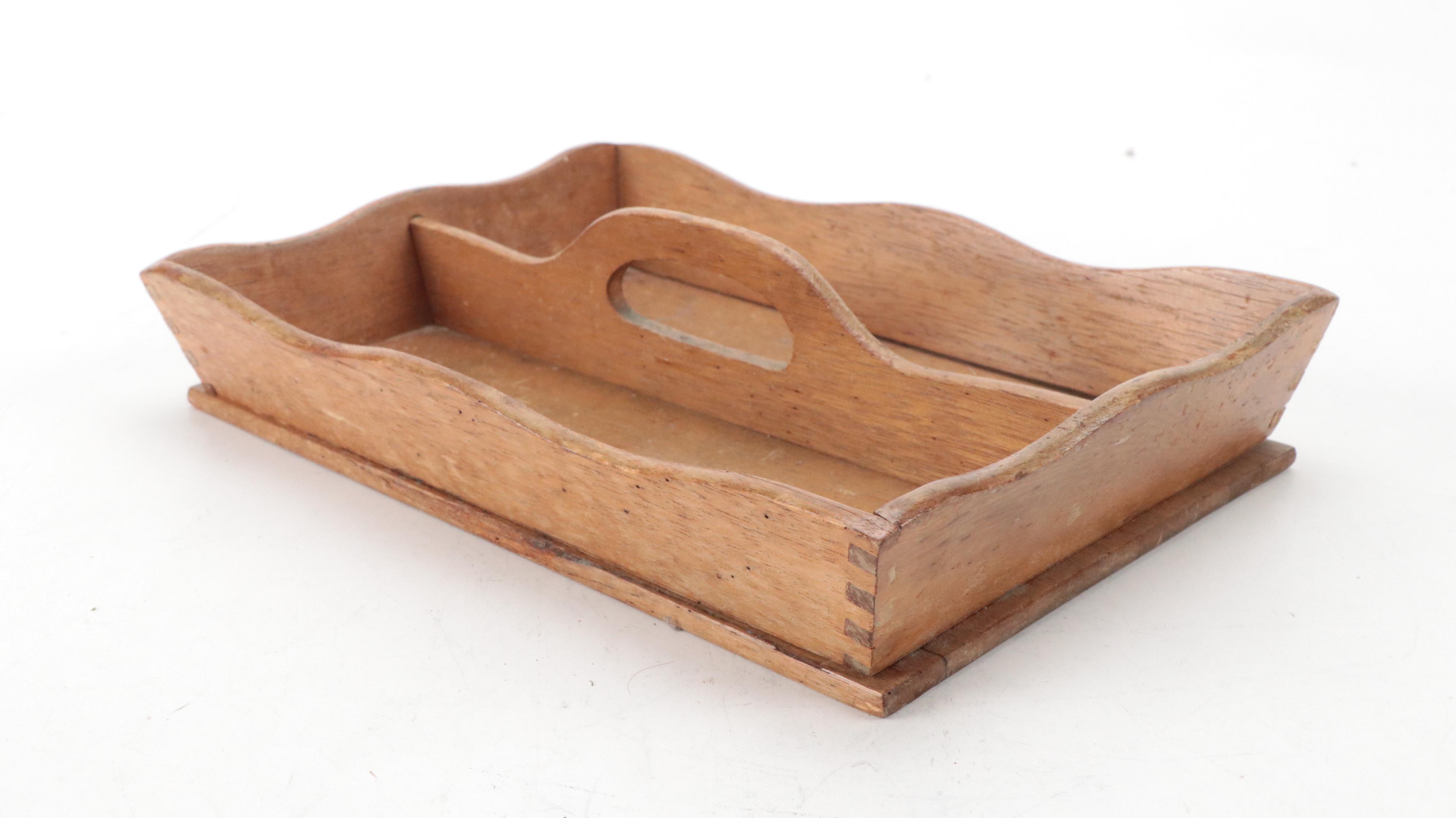 Handcrafted Wooden Caddies and Tray