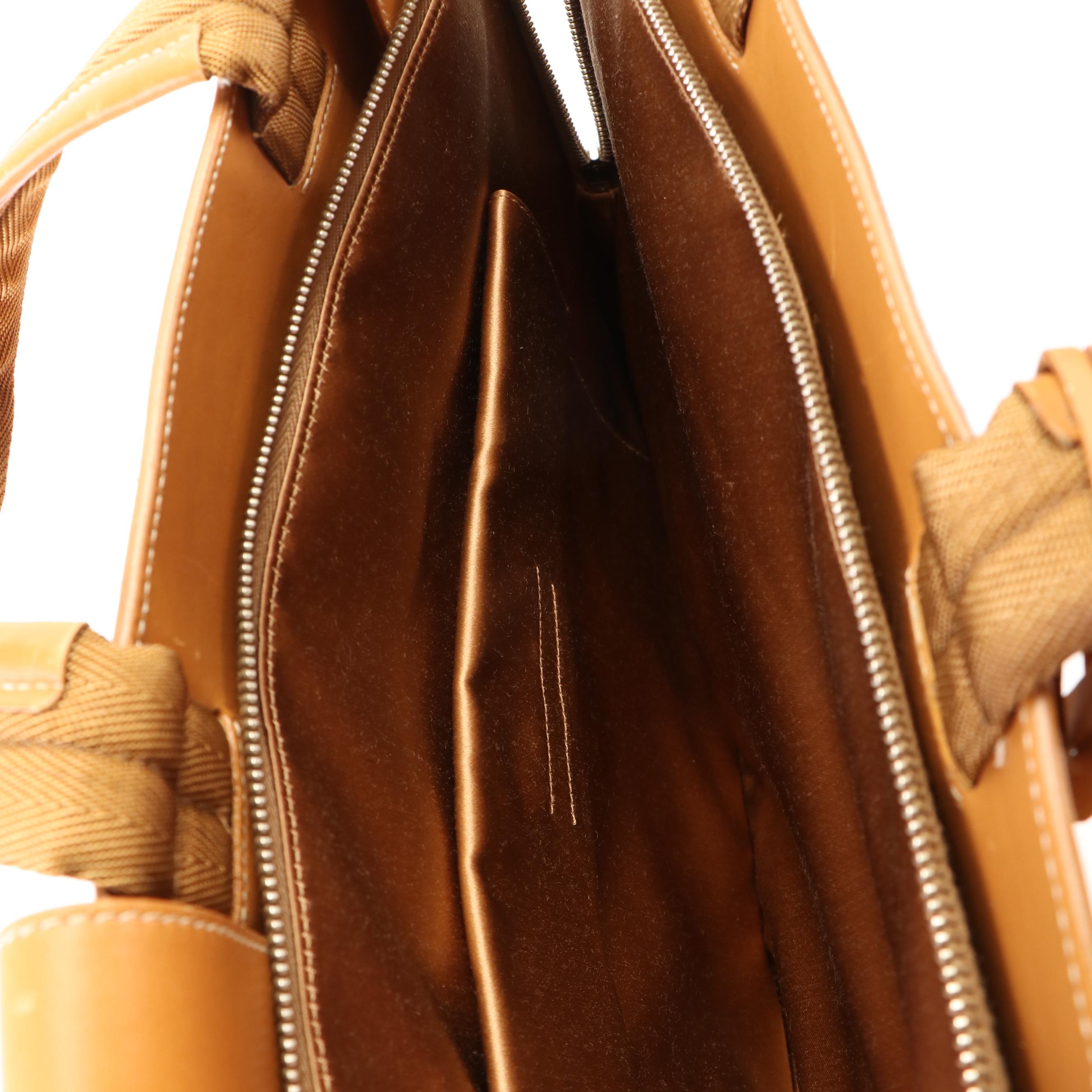 Prada Monochrome Handbag in Carmel Leather