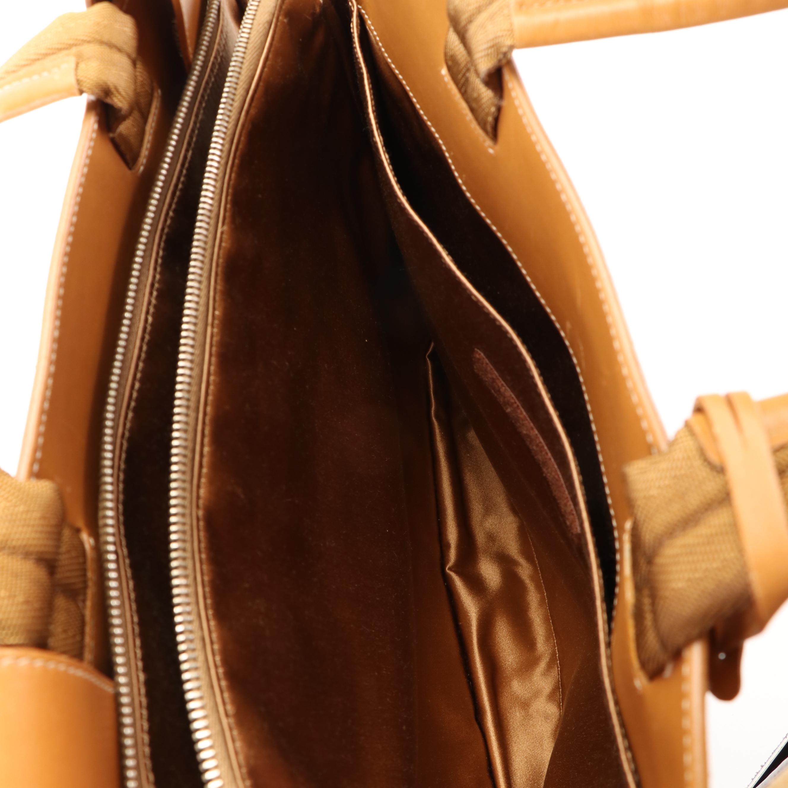 Prada Monochrome Handbag in Carmel Leather