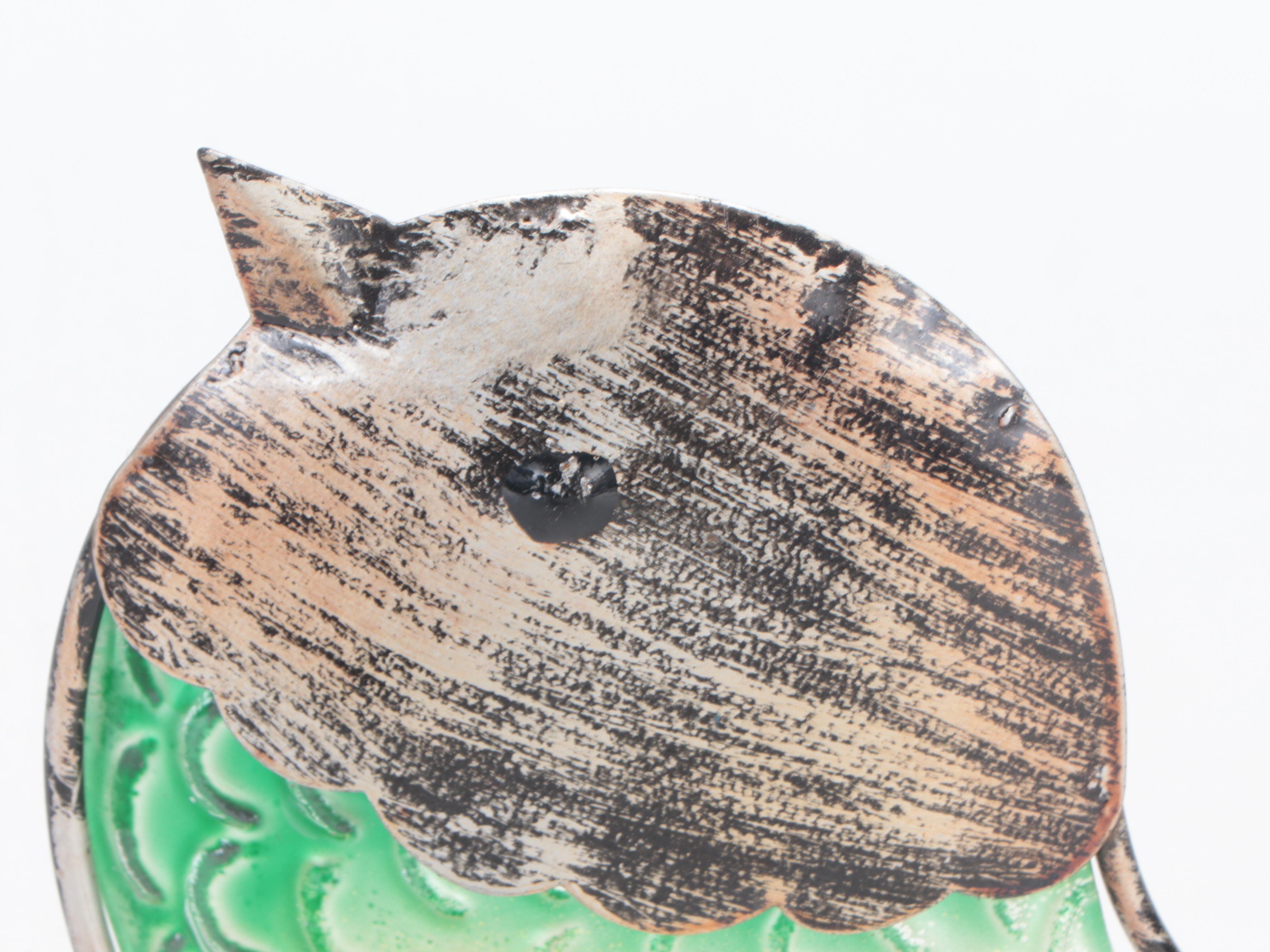 Benchmade Metal Outdoor Bird Sculptures Including Birdbath, Late 20th Century