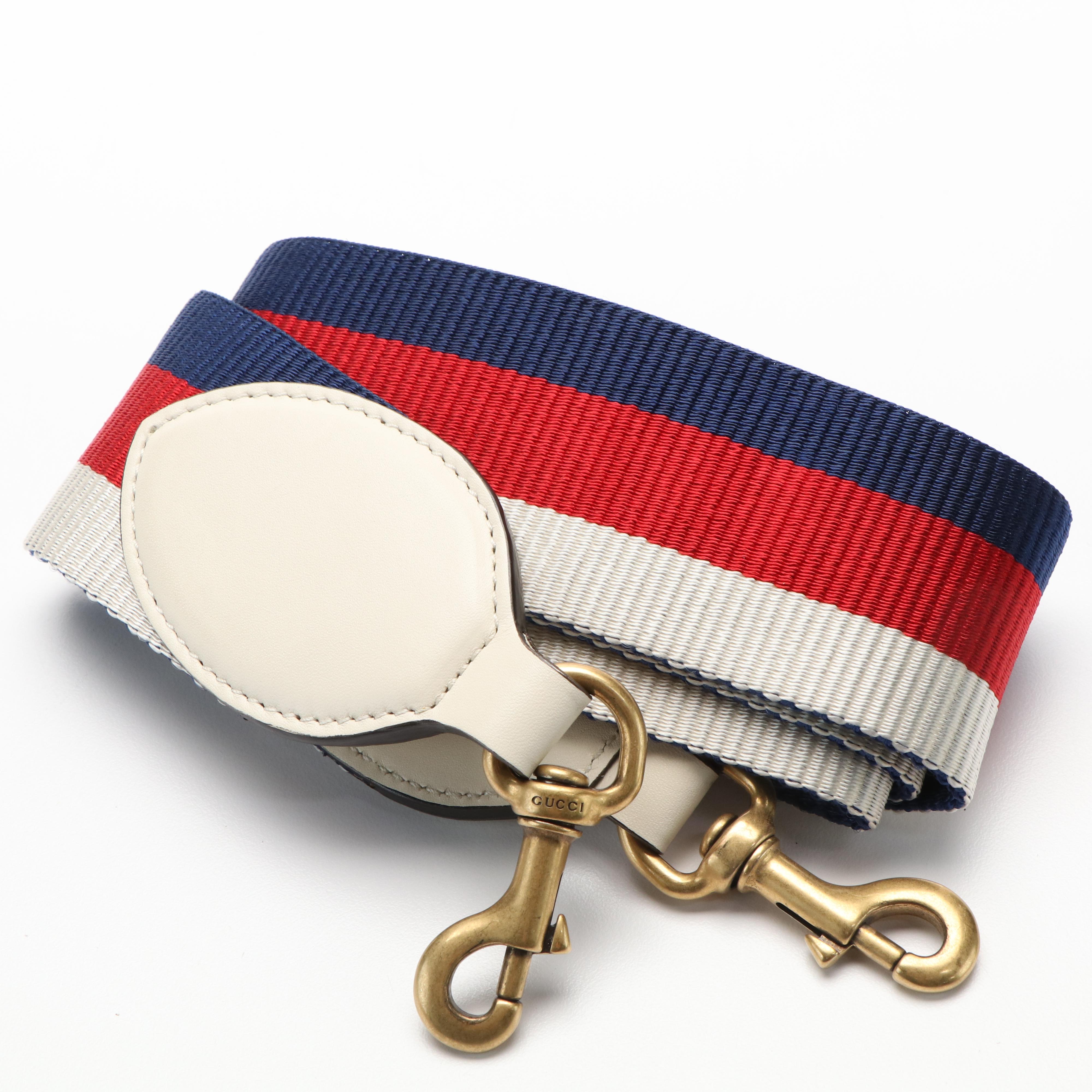 Gucci Broadway White Leather Pearly Bee Shoulder Bag