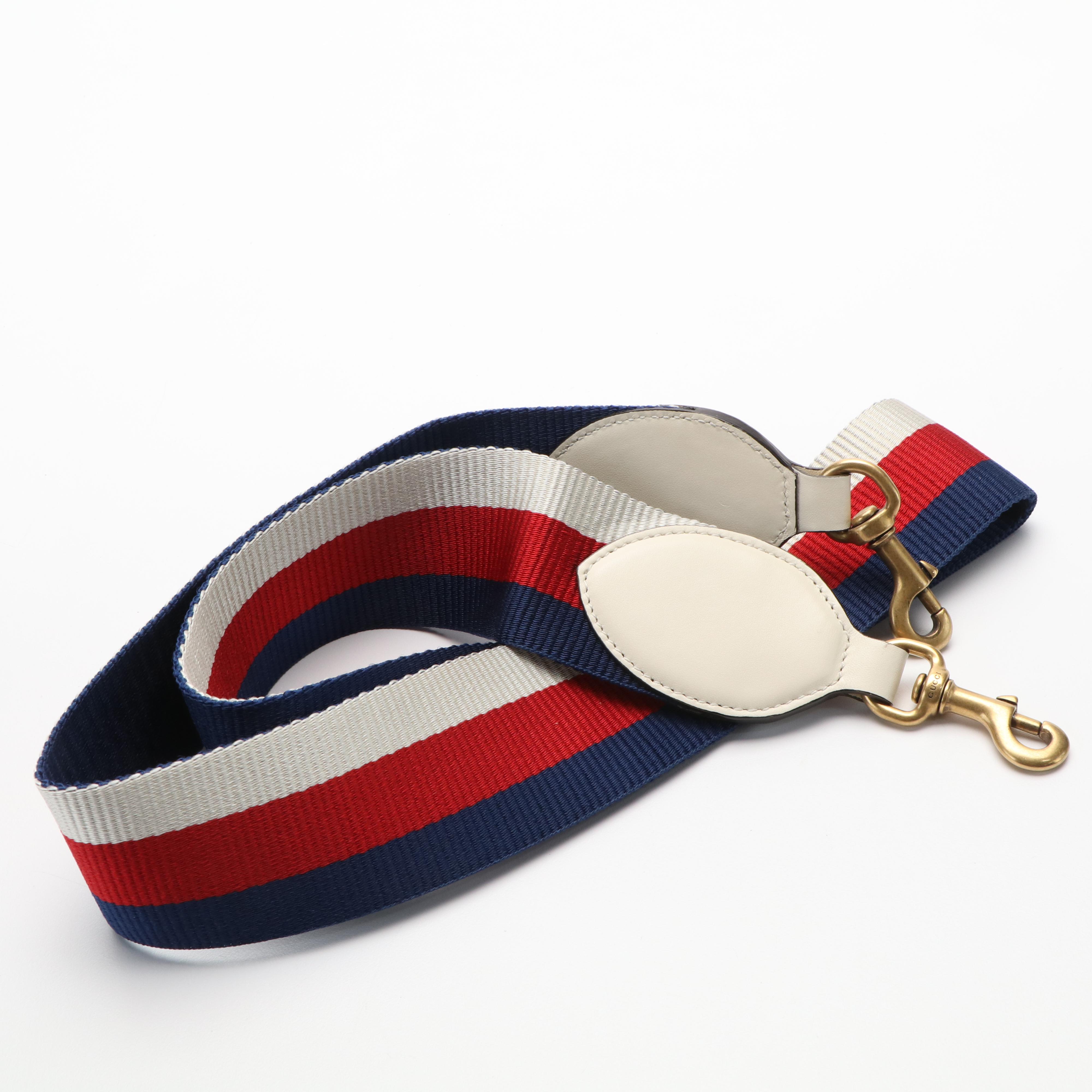 Gucci Broadway White Leather Pearly Bee Shoulder Bag