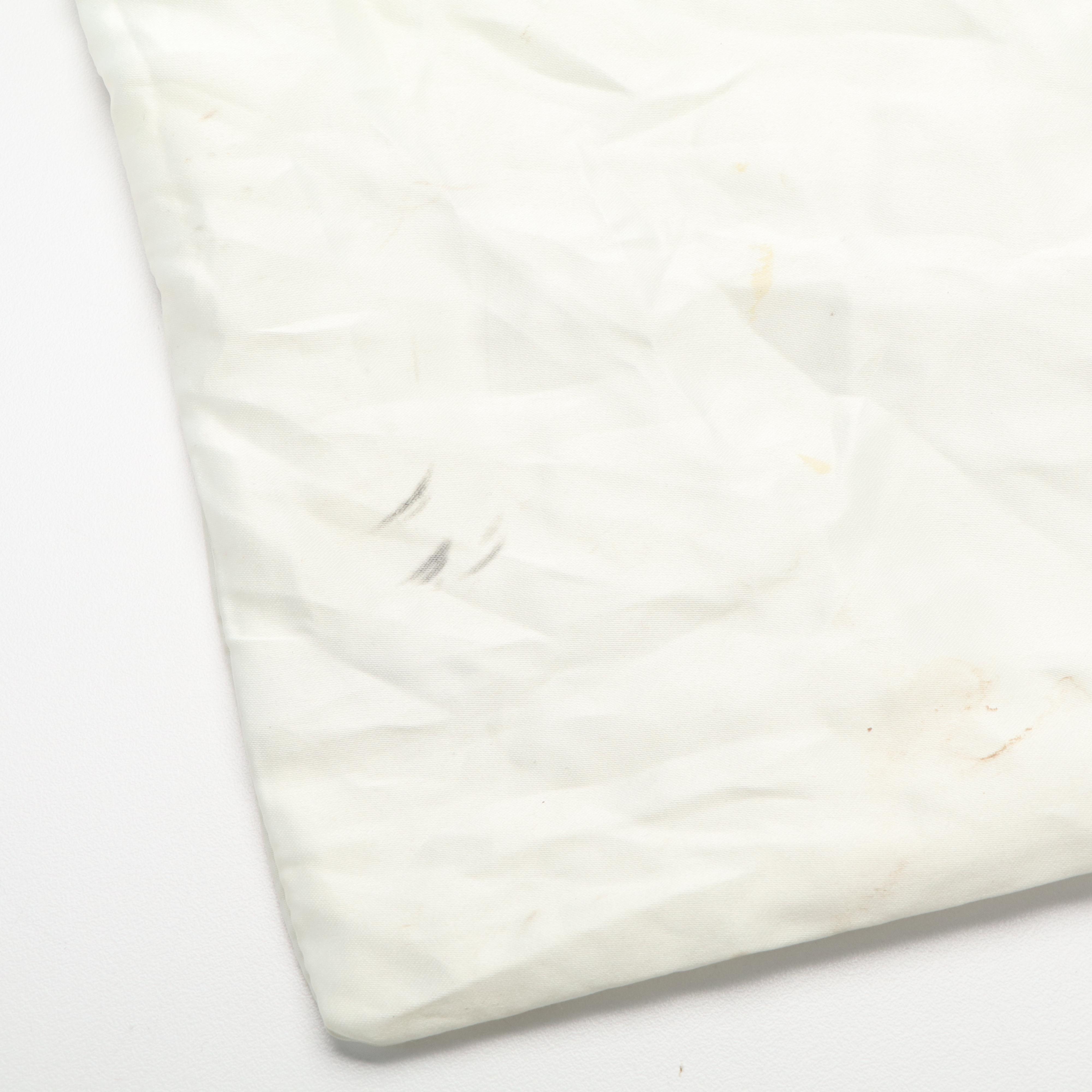 Gucci Broadway White Leather Pearly Bee Shoulder Bag