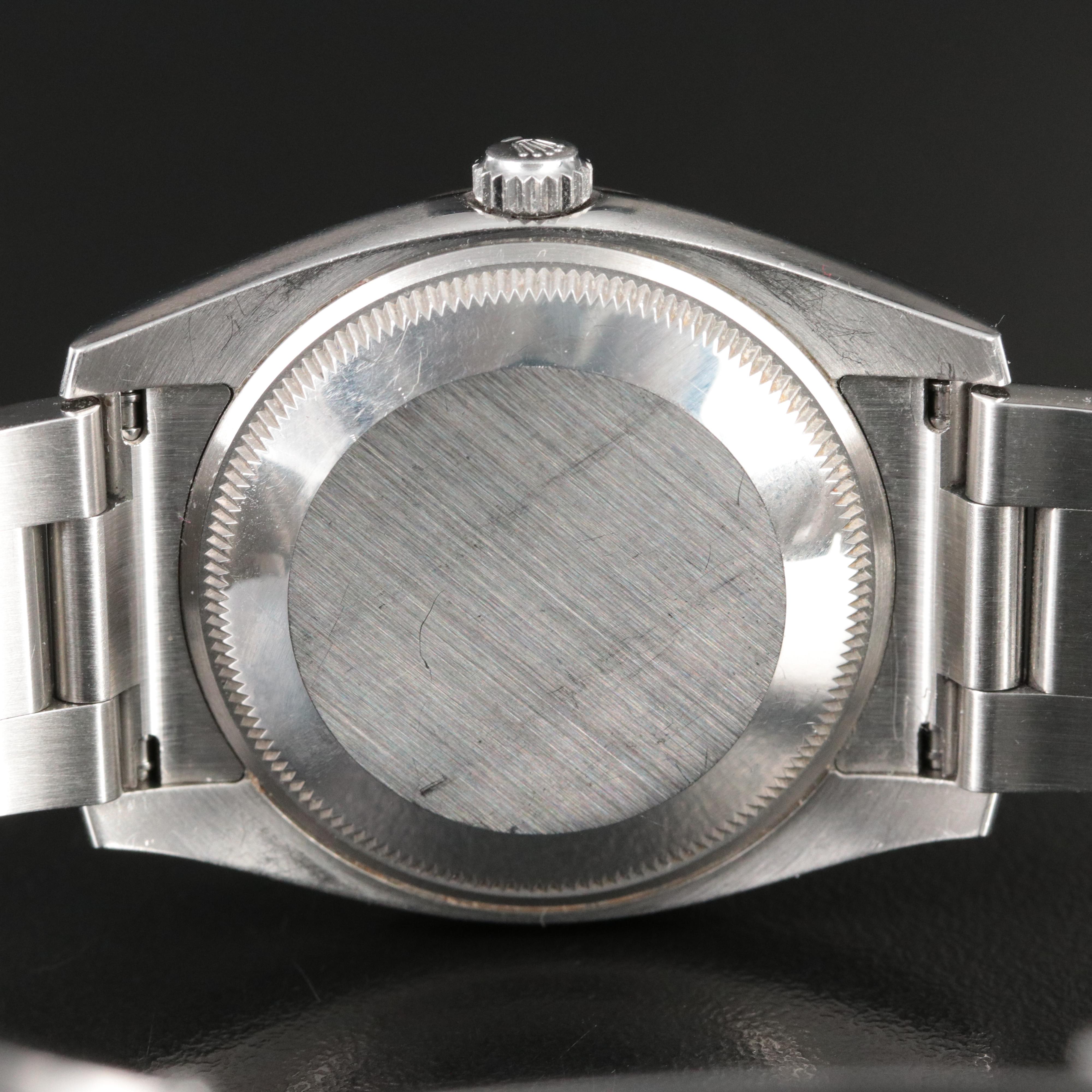 Rolex Oyster Perpetual Date 115234 Diamond Dial Watch