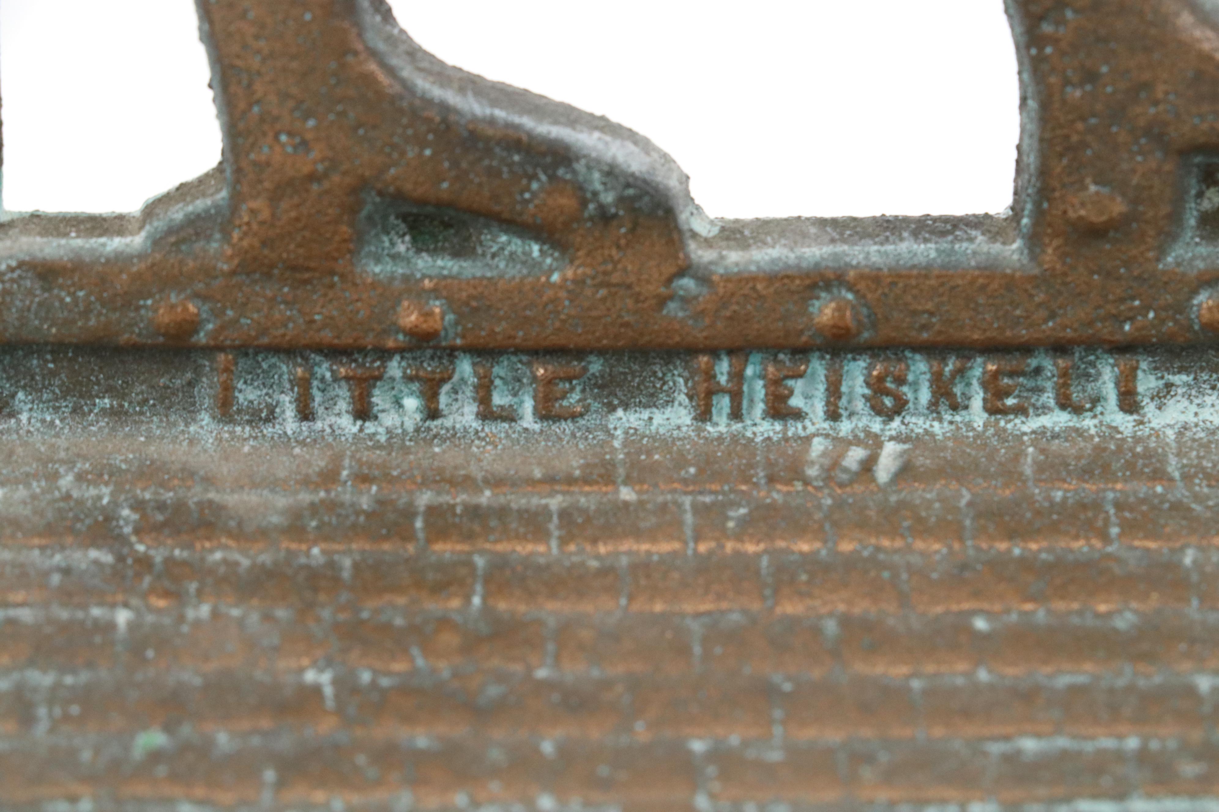 Cast Metal Little Heiskell Doorstop with Fort Snelling Figurine