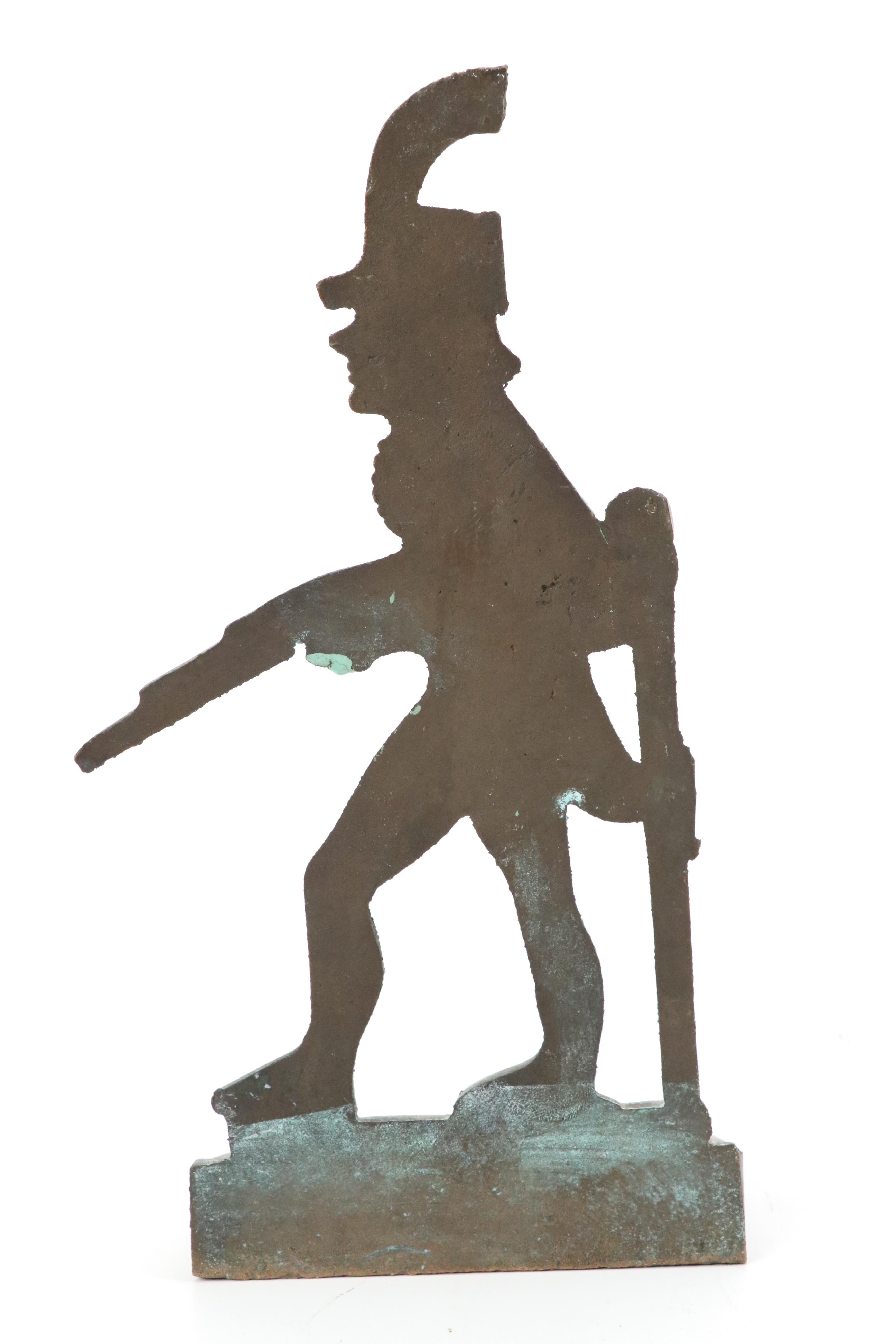 Cast Metal Little Heiskell Doorstop with Fort Snelling Figurine