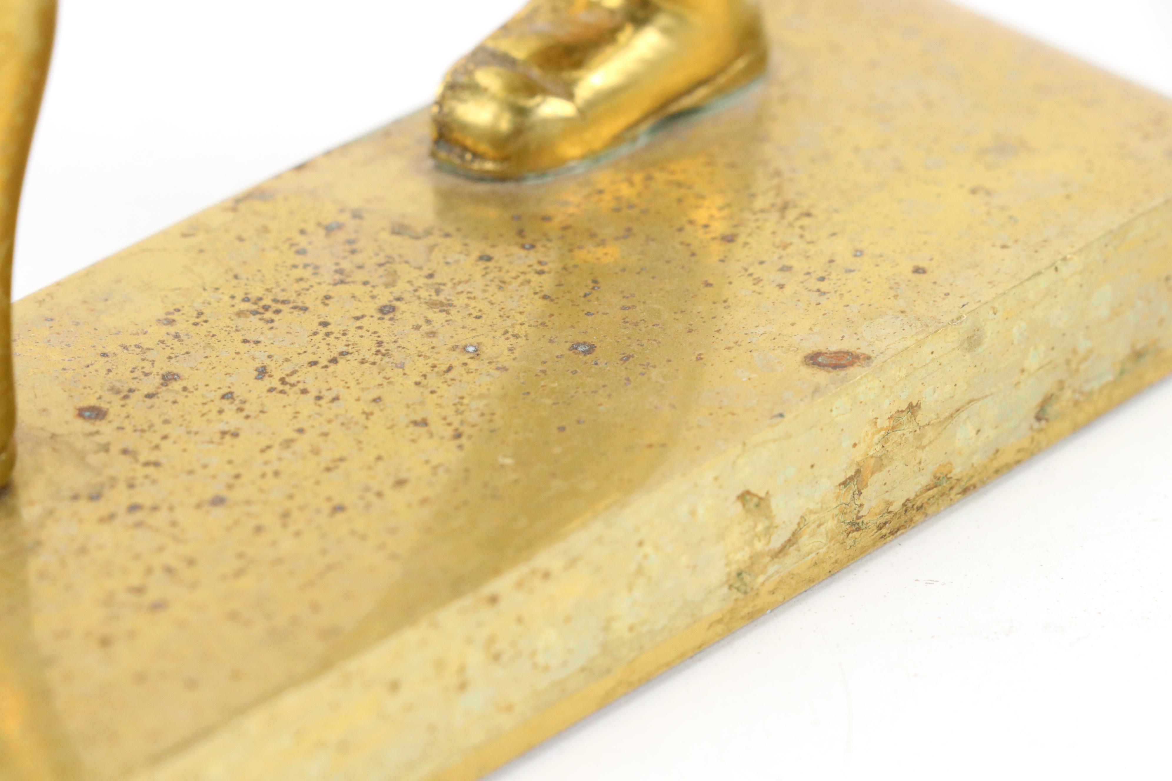 Cast Metal Little Heiskell Doorstop with Fort Snelling Figurine