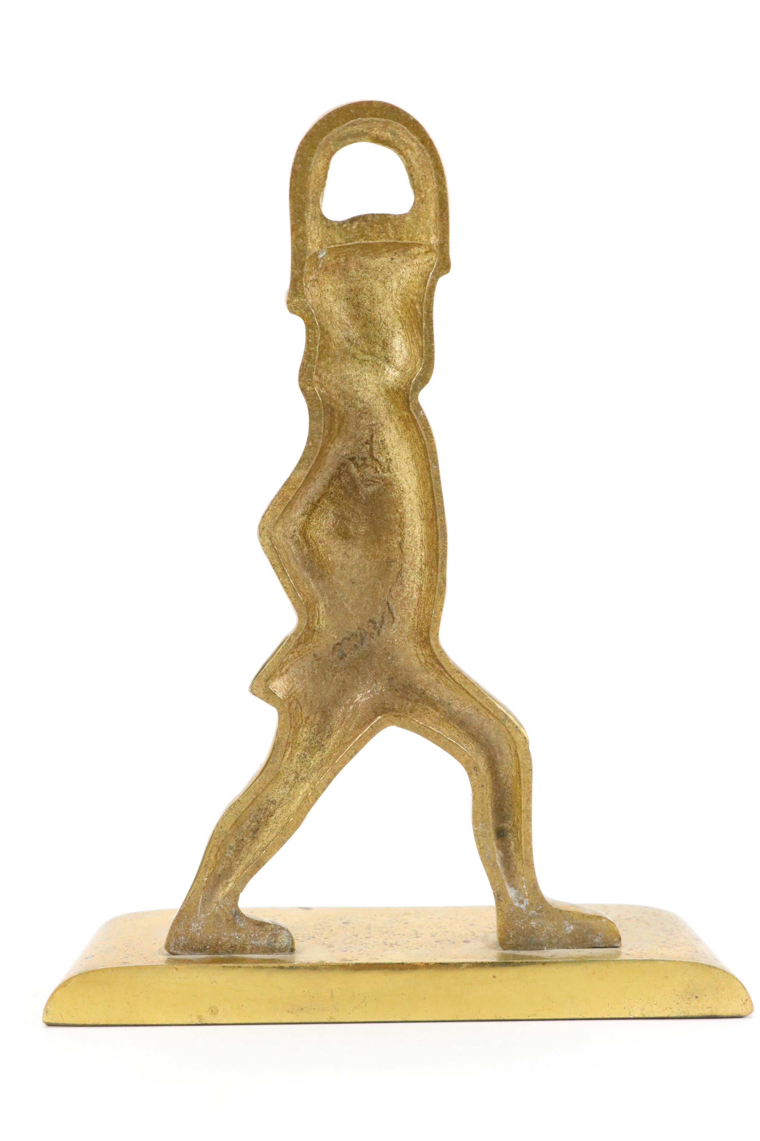 Cast Metal Little Heiskell Doorstop with Fort Snelling Figurine