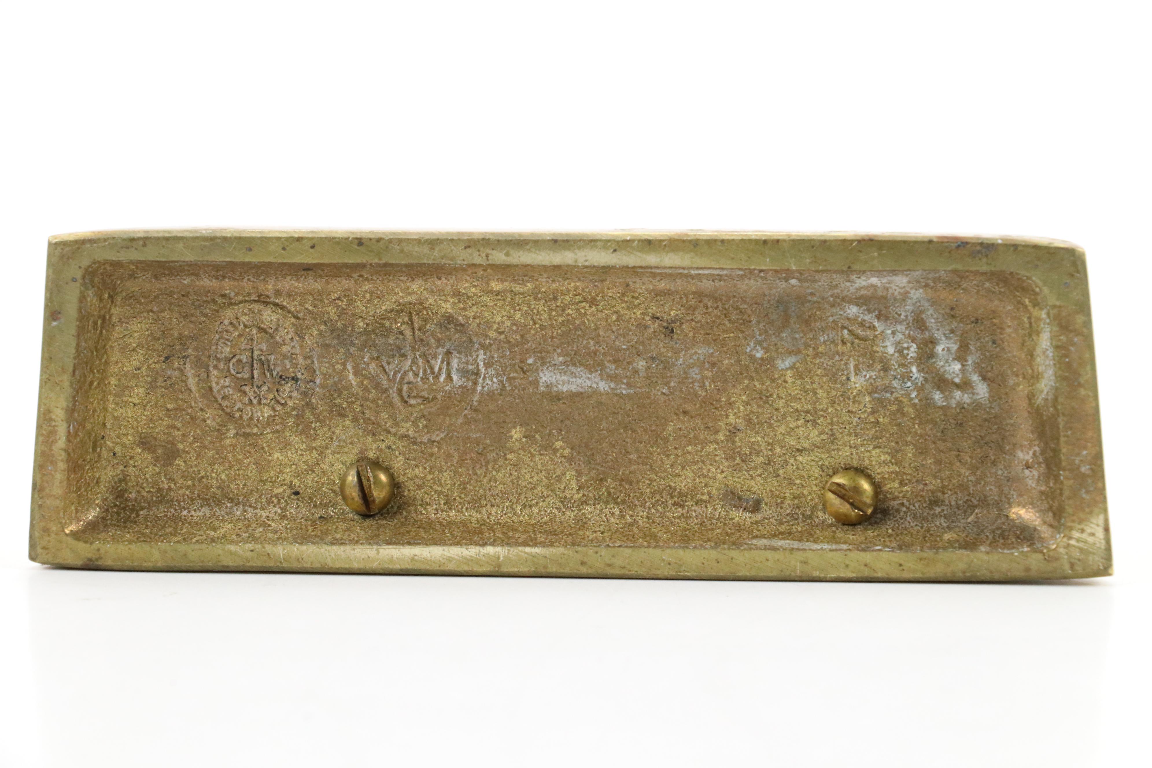 Cast Metal Little Heiskell Doorstop with Fort Snelling Figurine